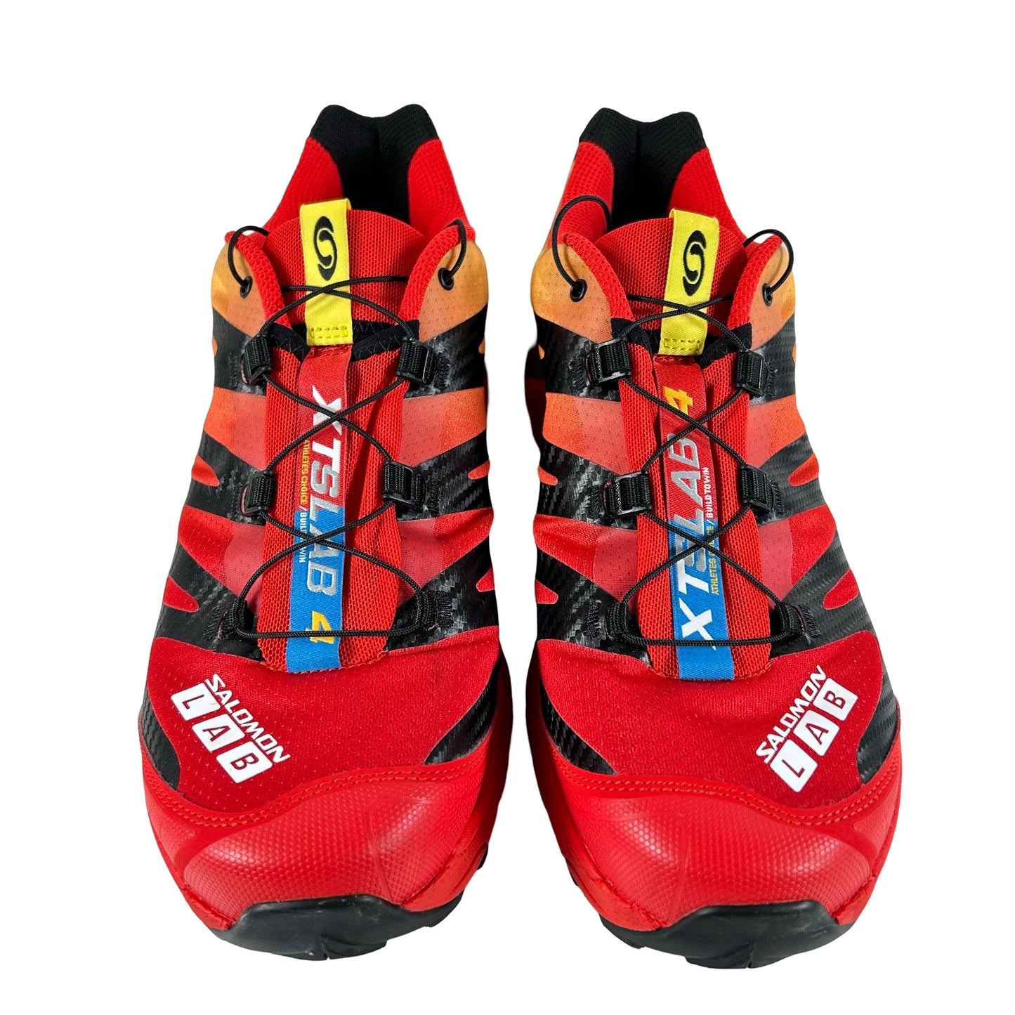 L4702420033 Salomon XT-4 OG Fiery Red Empire Yellow [USED] - 10.5 M (Used)