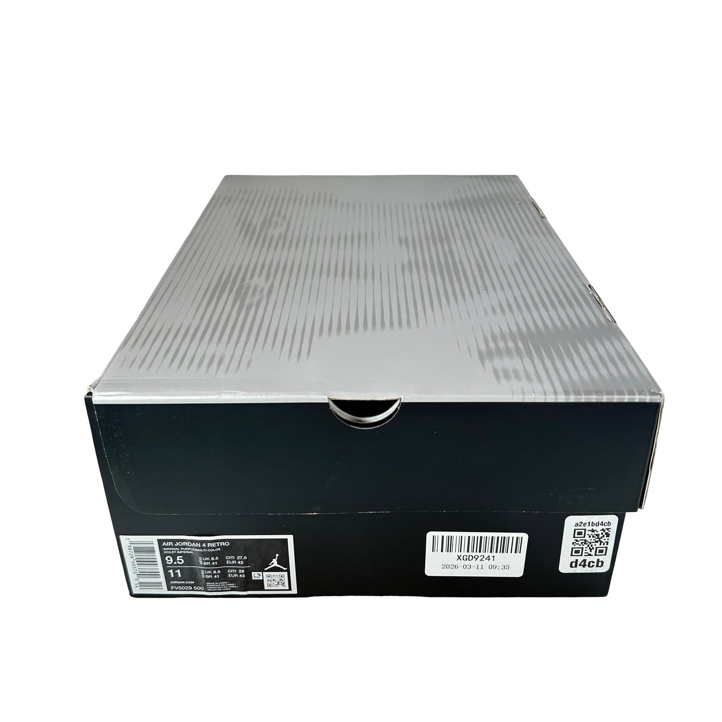 FV5029 500 Jordan 4 Retro Lakers [USED] - 9.5 M (Used)