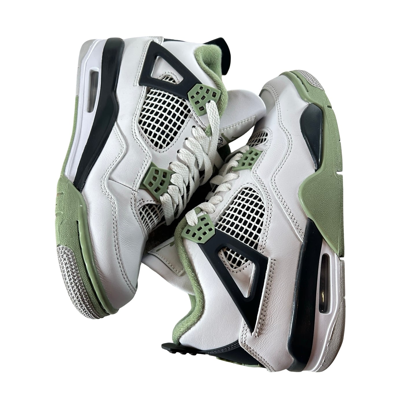 AQ9129 103 Jordan 4 Retro Seafoam (W) [USED] - 5.5 W (Used)