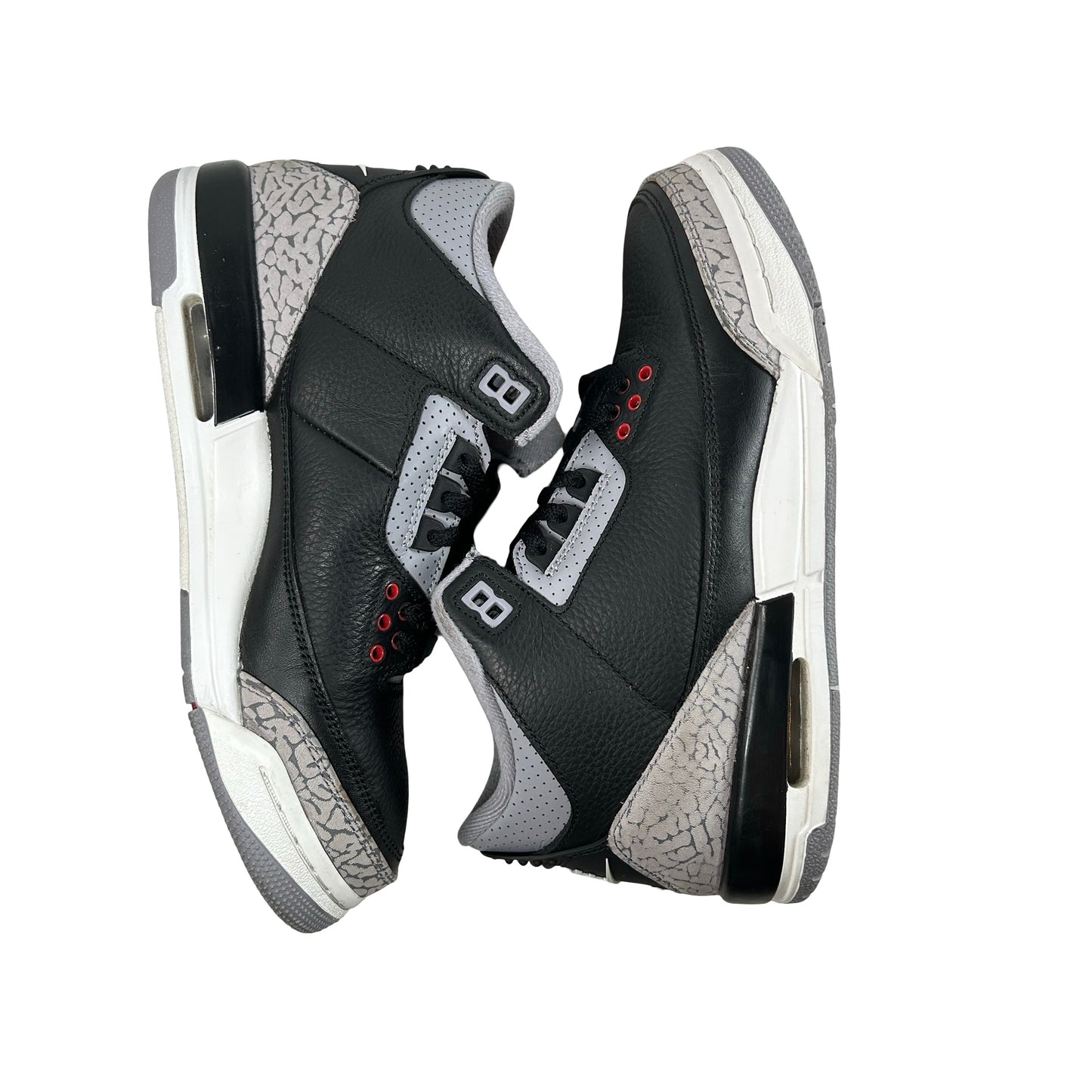 DM0967 010 Jordan 3 Retro Black Cement (2024) (GS) [USED] - 7 Y (Used)