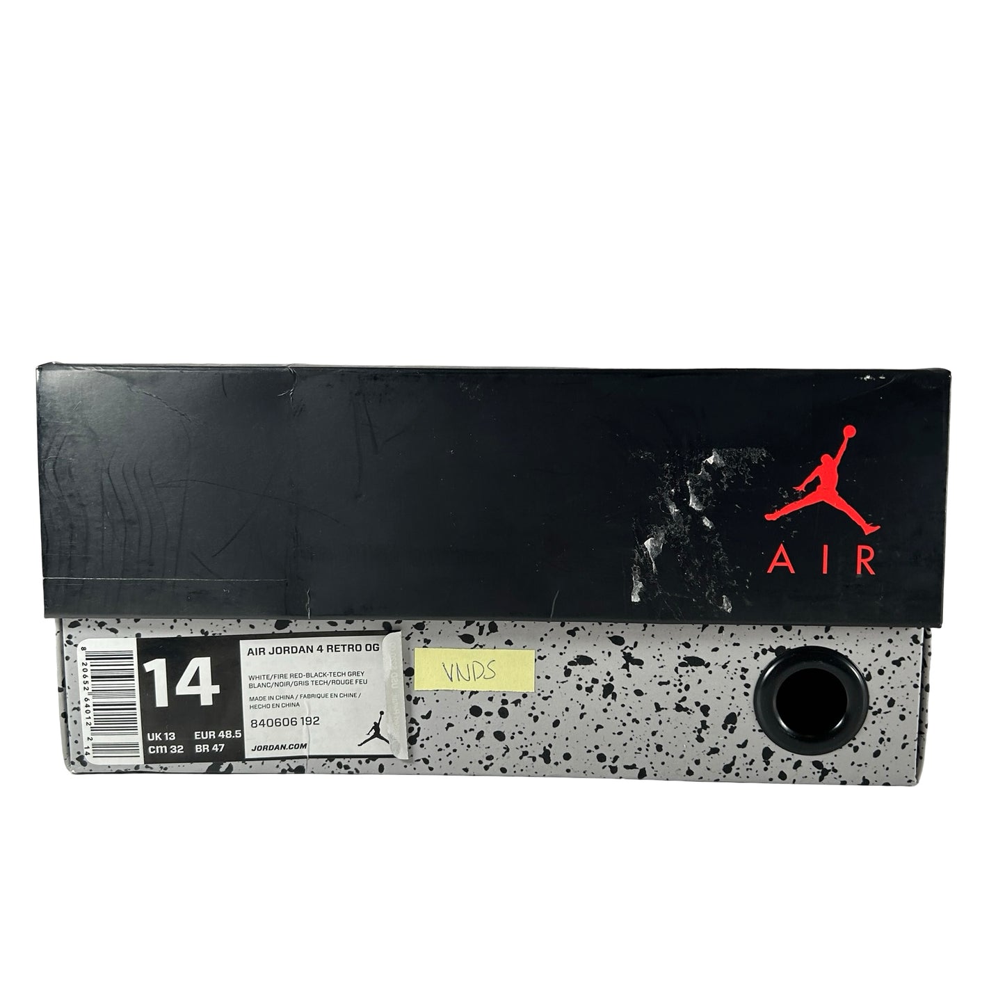 840606 192 Jordan 4 White Cement [USED] - 14 M (VNDS)