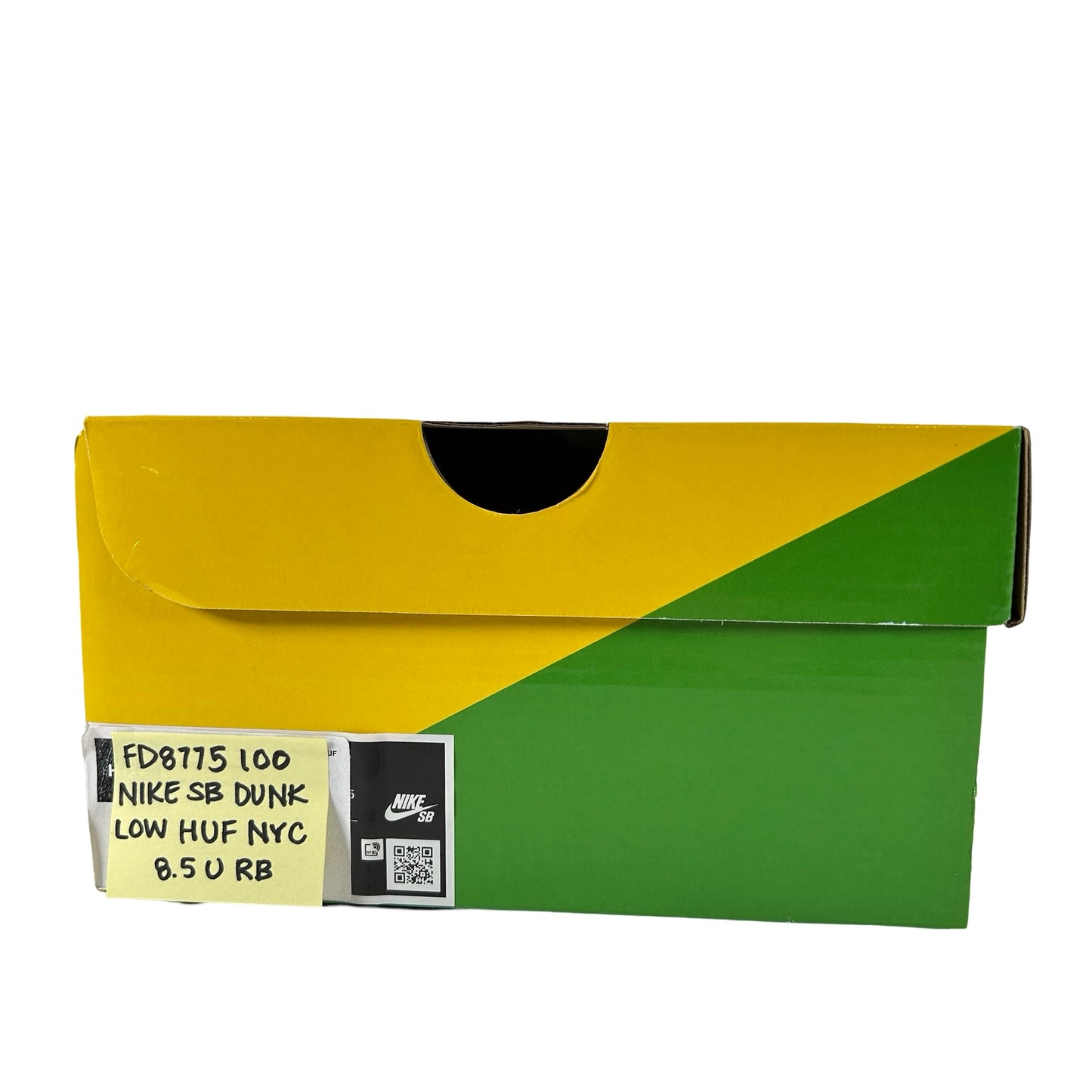 FD8775 100 Nike SB Dunk Low HUF New York City [USED] - 8.5 M (Used) (Replace Box)