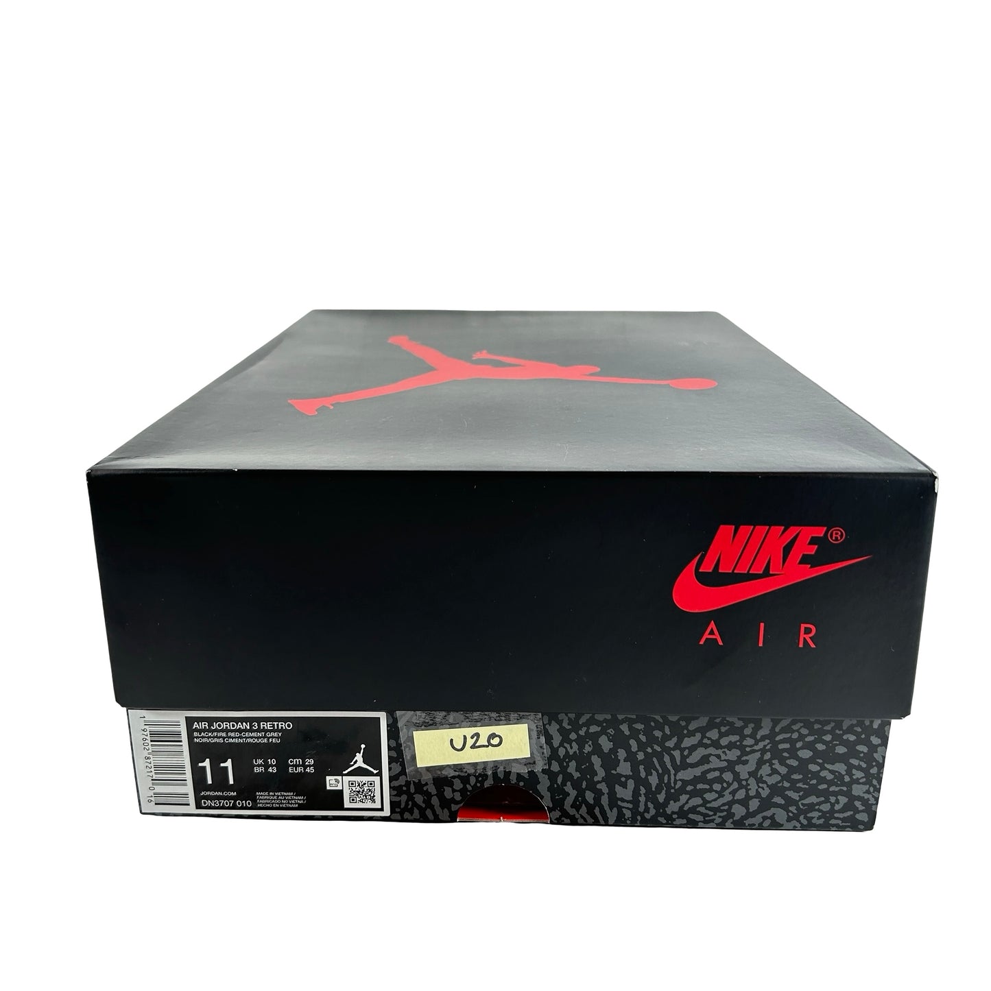 DN3707 010 Jordan 3 Retro OG Black Cement (2024) [USED] - 11 M (Used20)