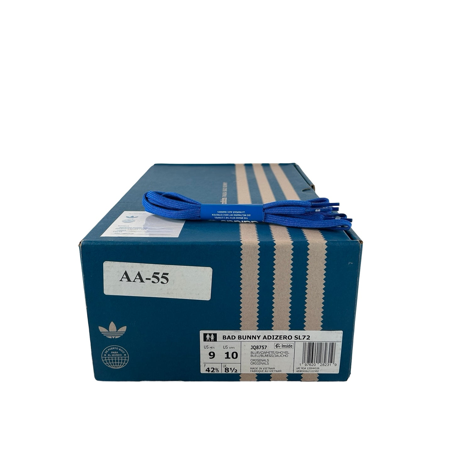 JQ8757 adidas Adizero SL 72 Bad Bunny Blue [USED] - 9 M (Used)
