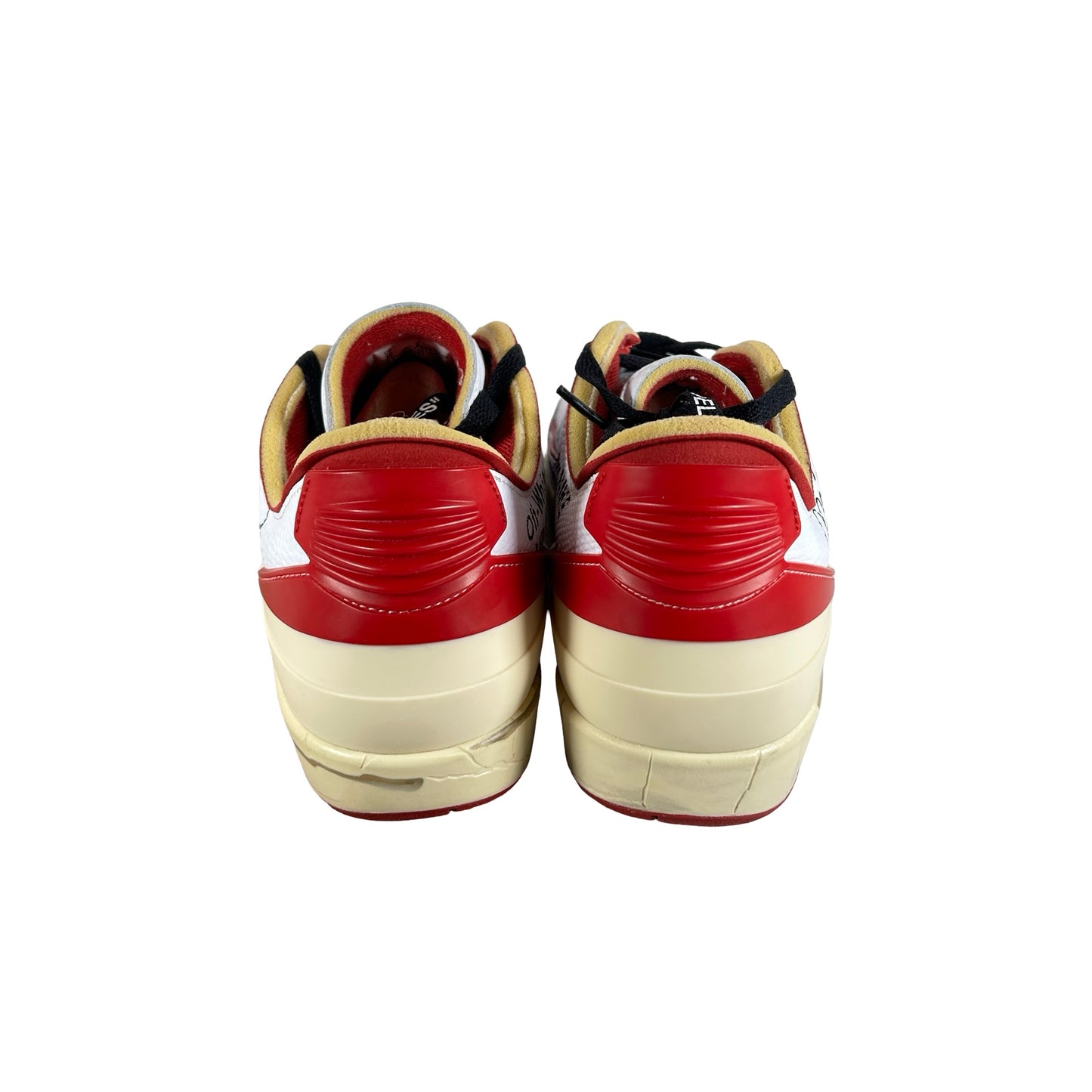 DJ4375 106 Jordan 2 Retro Low SP Off-White White Red [USED] - 10 M (Used5)
