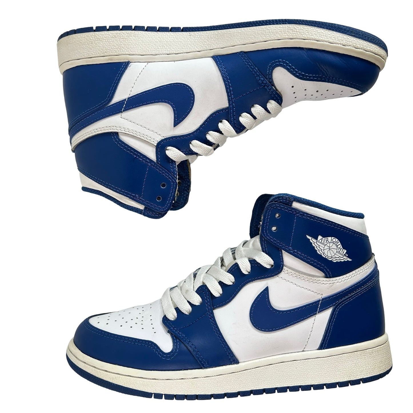 575441 127 Jordan 1 Retro Storm Blue (GS) [USED] - 6 Y (Used)