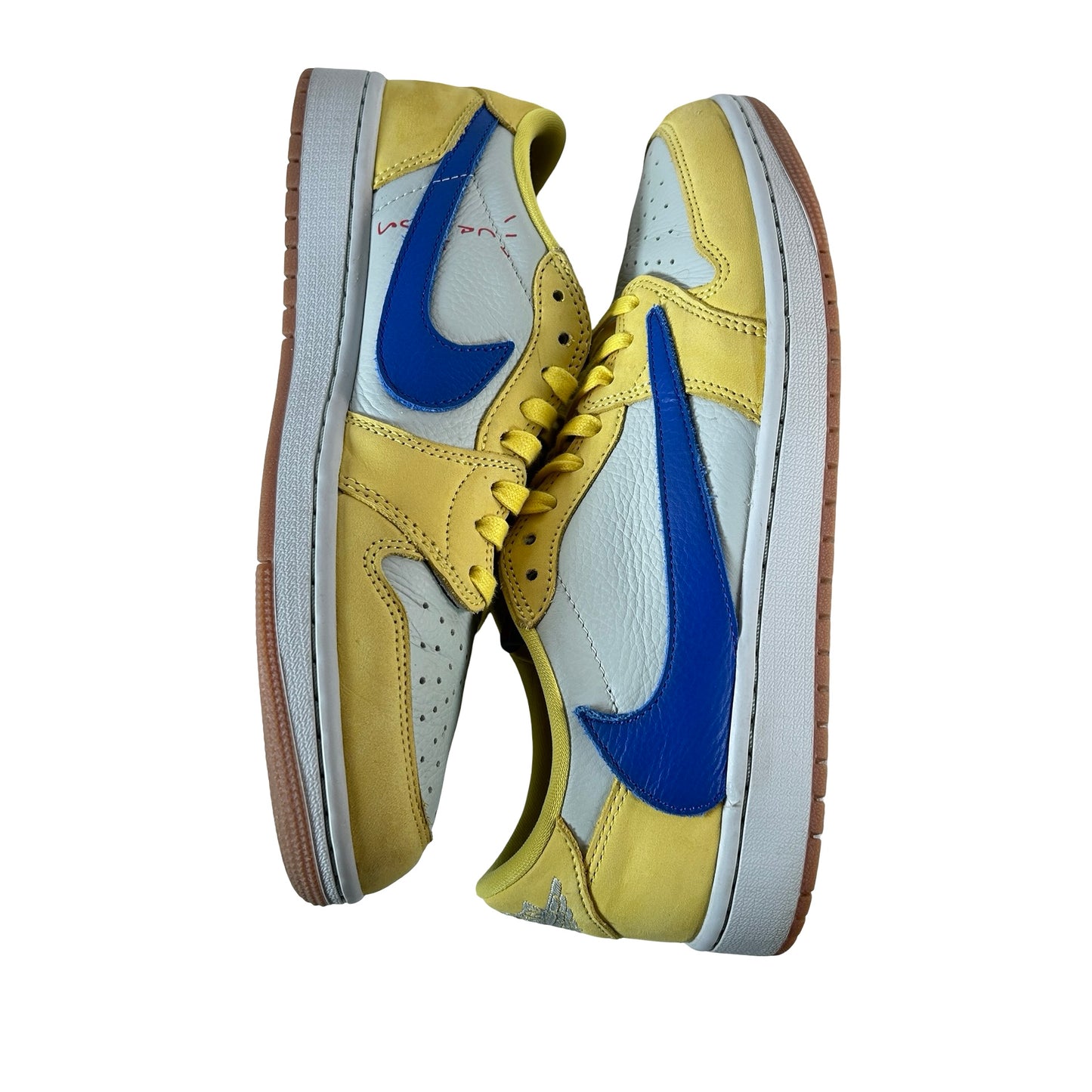 DZ4137 700 Jordan 1 Retro Low OG SP Travis Scott Canary (Women's) [USED] - 10.5 W (Used5)