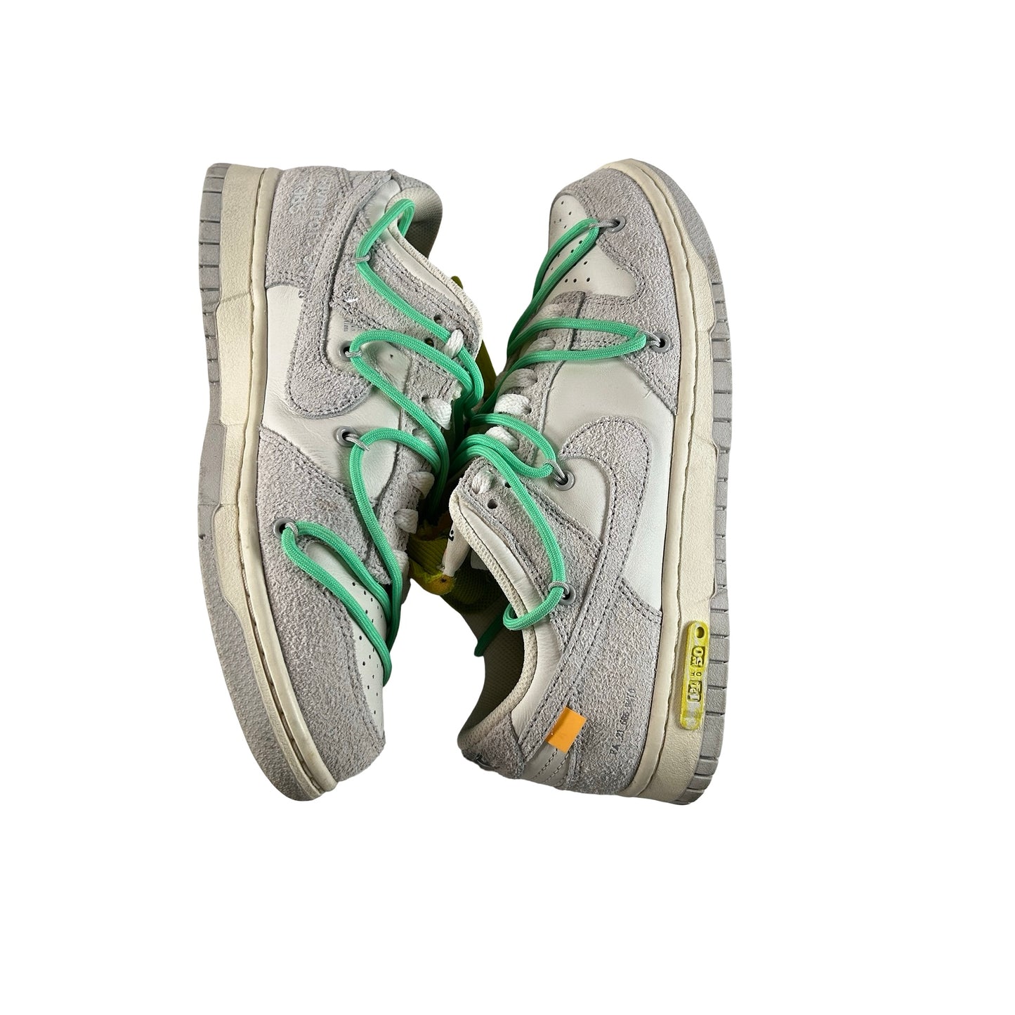 DJ0950 106 Nike Dunk Low Off-White Lot 14 [USED] - 6.5 M (Used)