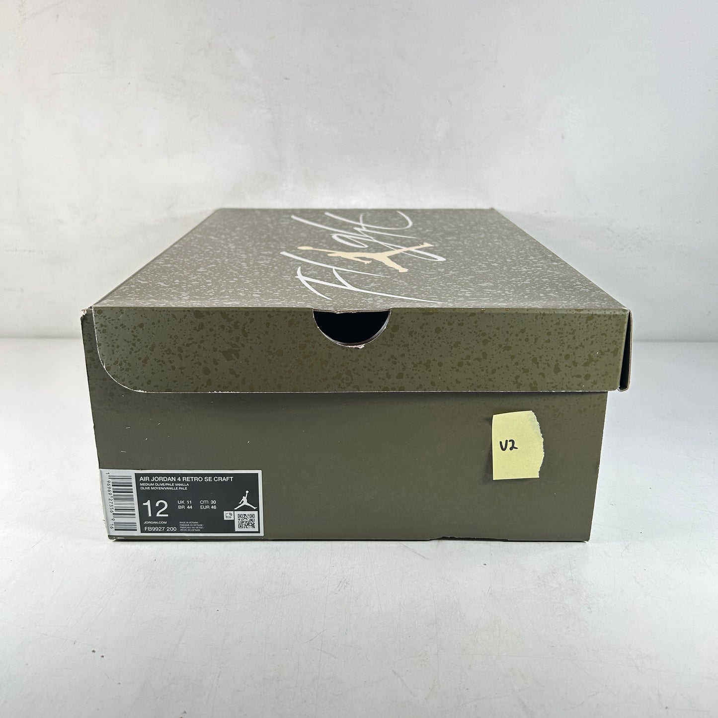 FB9927 200 Air Jordan 4 Craft Medium Olive [USED] - 12 M (Used2)