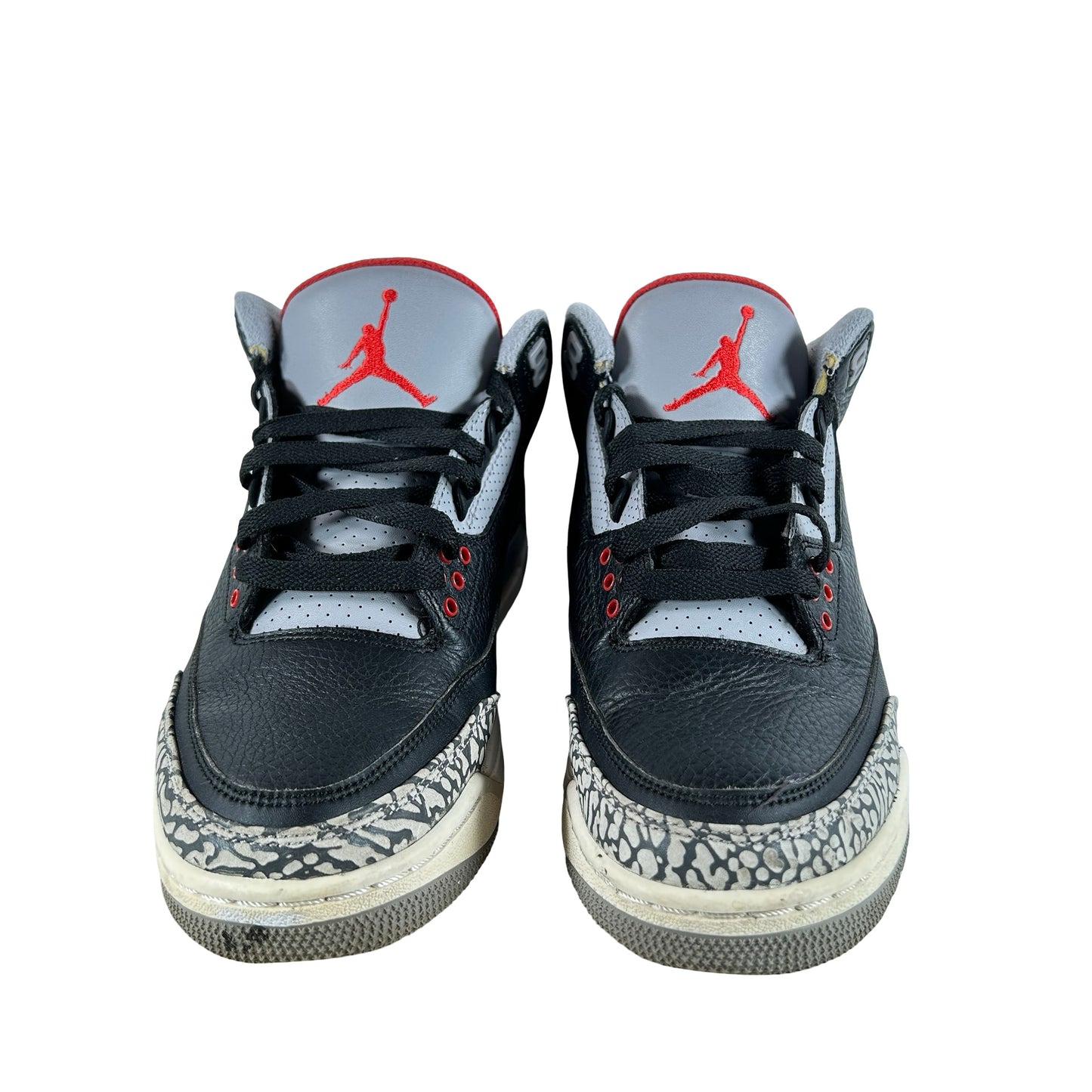 854262 001 Jordan 3 Black Cement 2018 [USED] - 8.5 M (Used2) (No Box2)