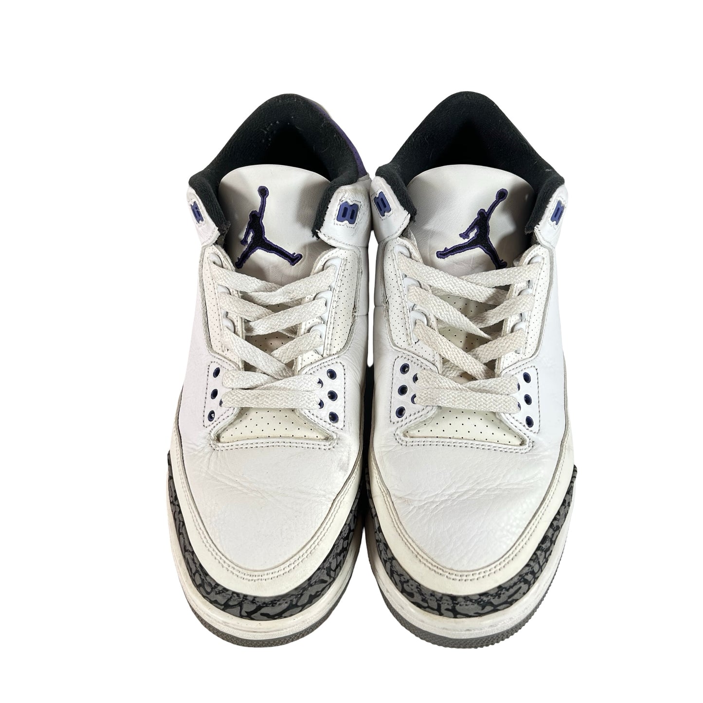CT8532 105 Jordan 3 Retro Dark Iris [USED] - 10.5 M (Used) (Replace Box)