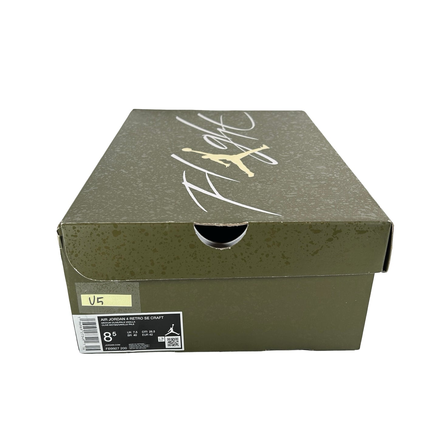 FB9927 200 Air Jordan 4 Craft Medium Olive [USED] - 8.5 M (Used5)