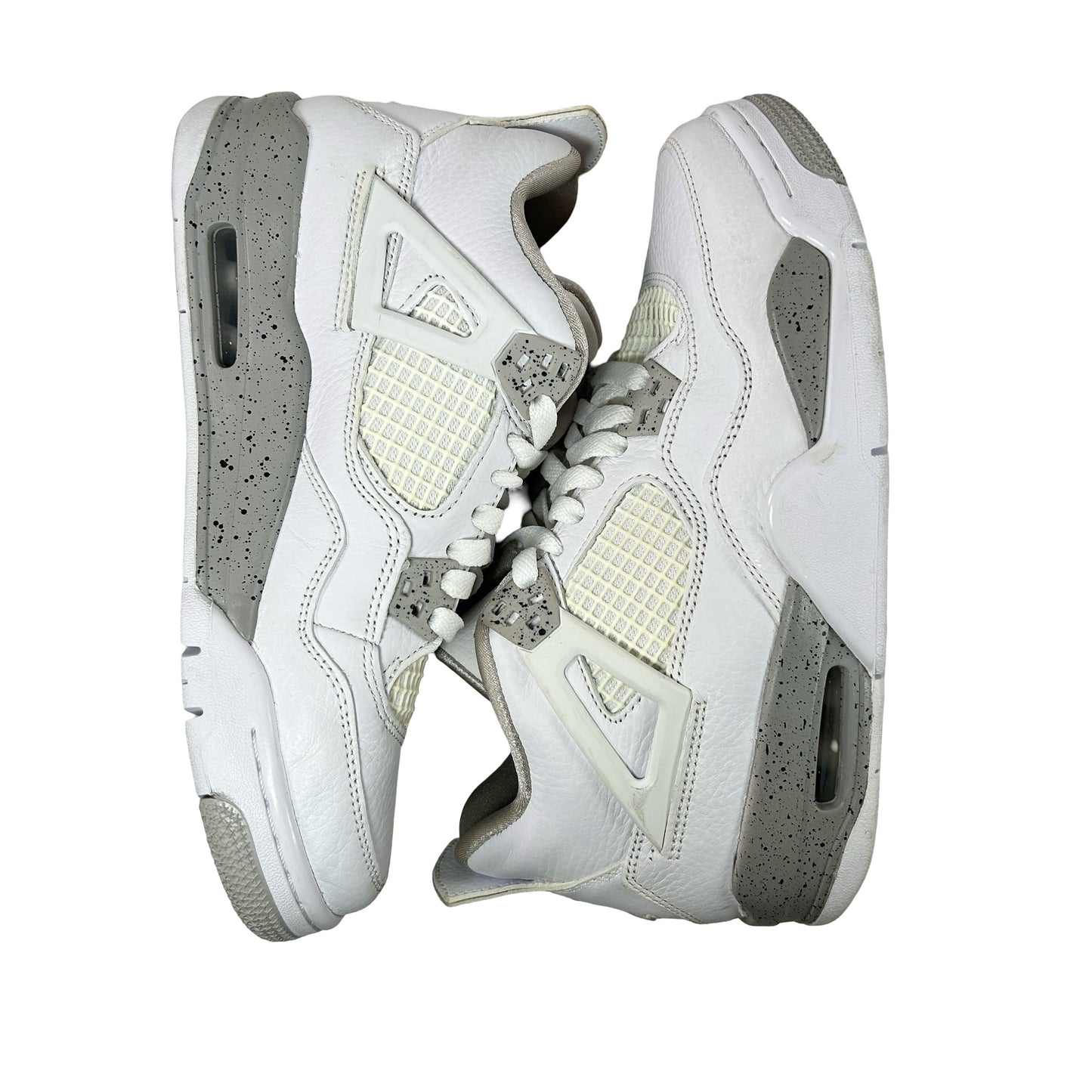DJ4699 100 Jordan 4 Retro White Oreo (2021) (GS) [USED] - 6.5 Y (Used) (No Box)
