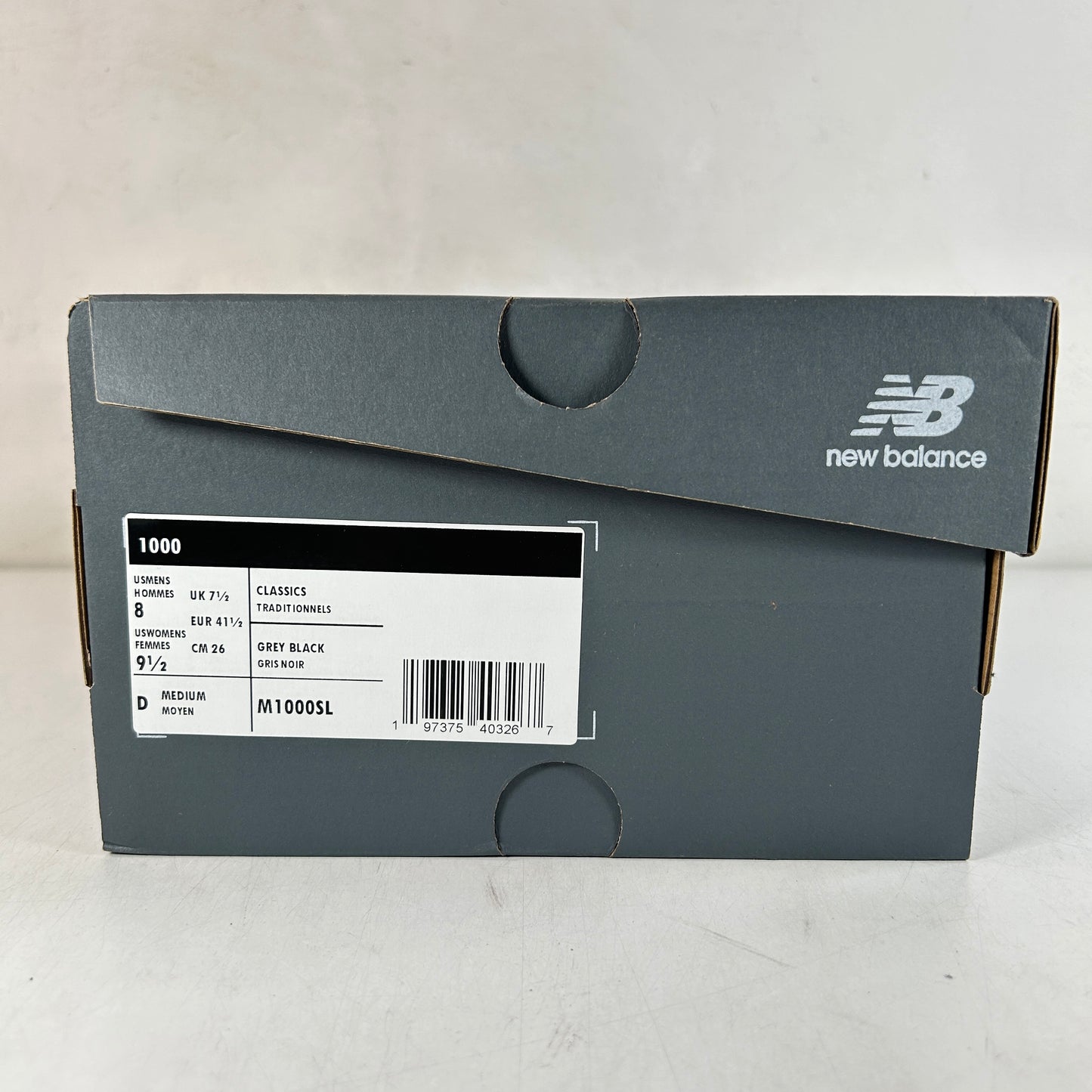 M1000SL New Balance 1000 Silver Metallic [USED] - 8 M (Used)