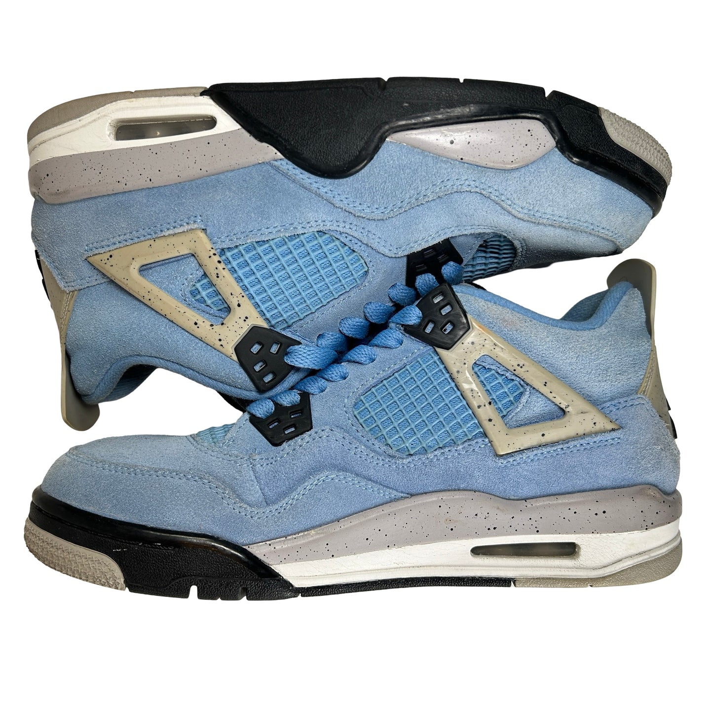 408452 400 Jordan 4 Retro University Blue (GS) [USED] - 7 Y (Used) (No Box3)