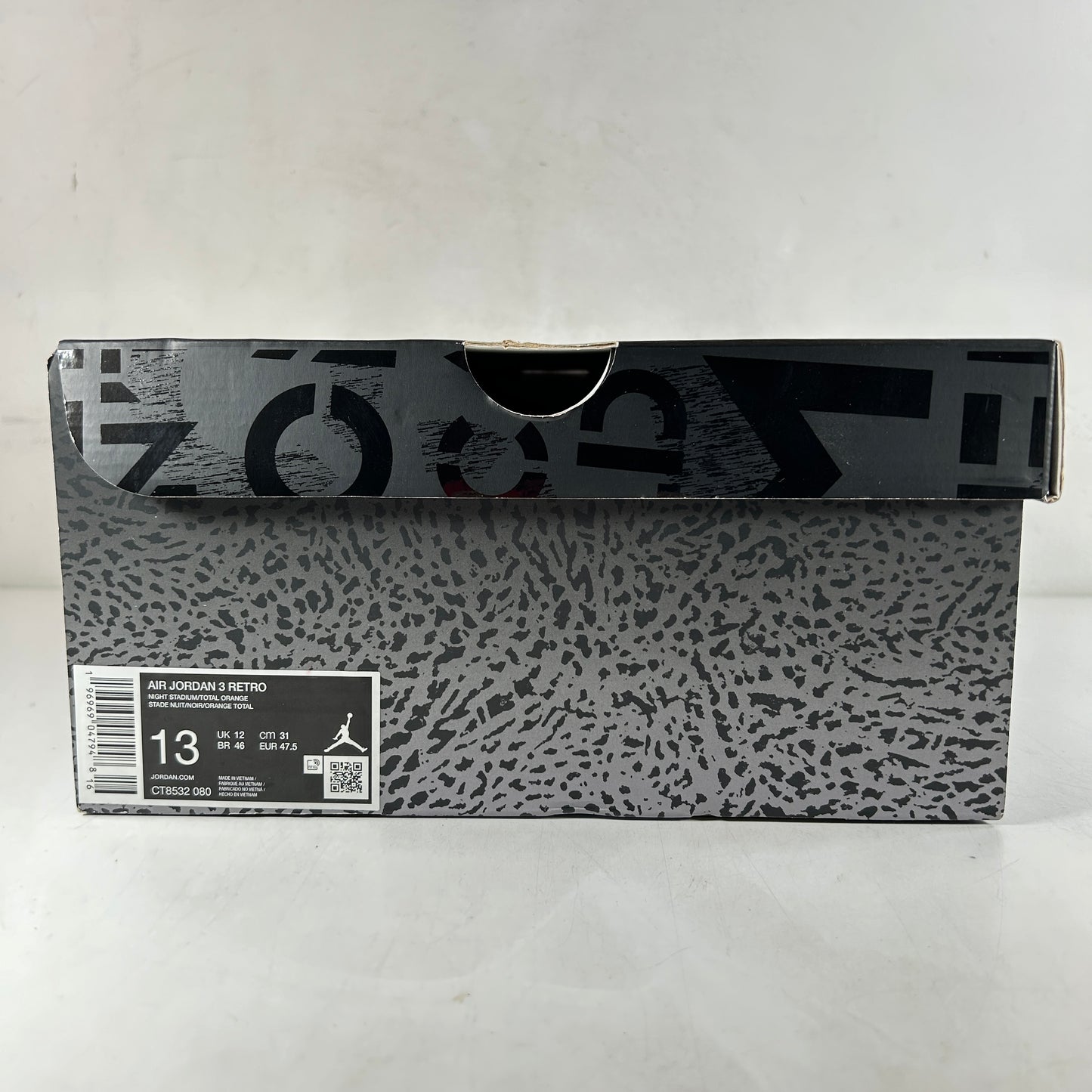 CT8532 080 Jordan 3 Retro Fear Pack (2023) [USED] - 13 M (Used2)