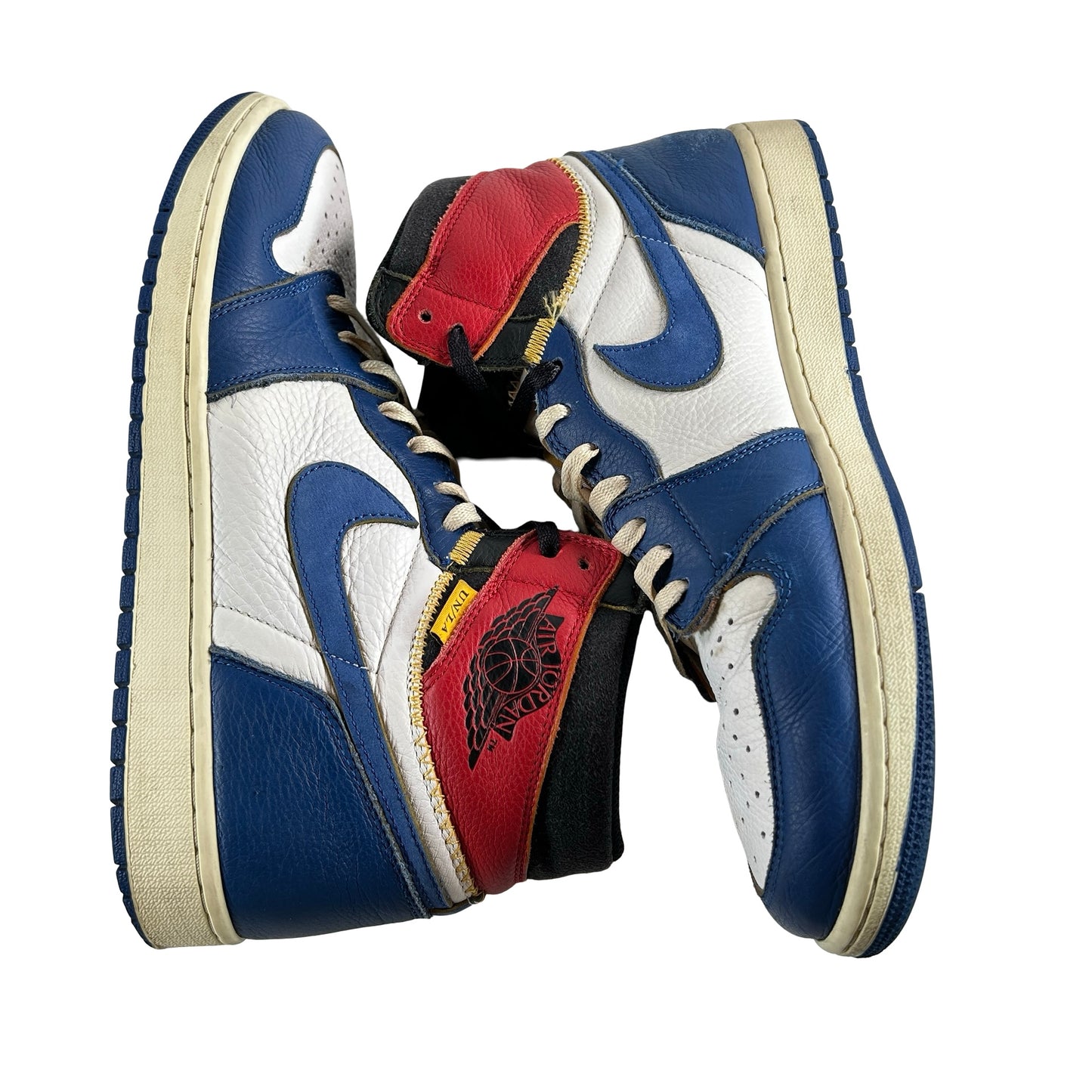 BV1300 146 Jordan 1 Union Storm Blue Toe [USED] - 13 M (Used)