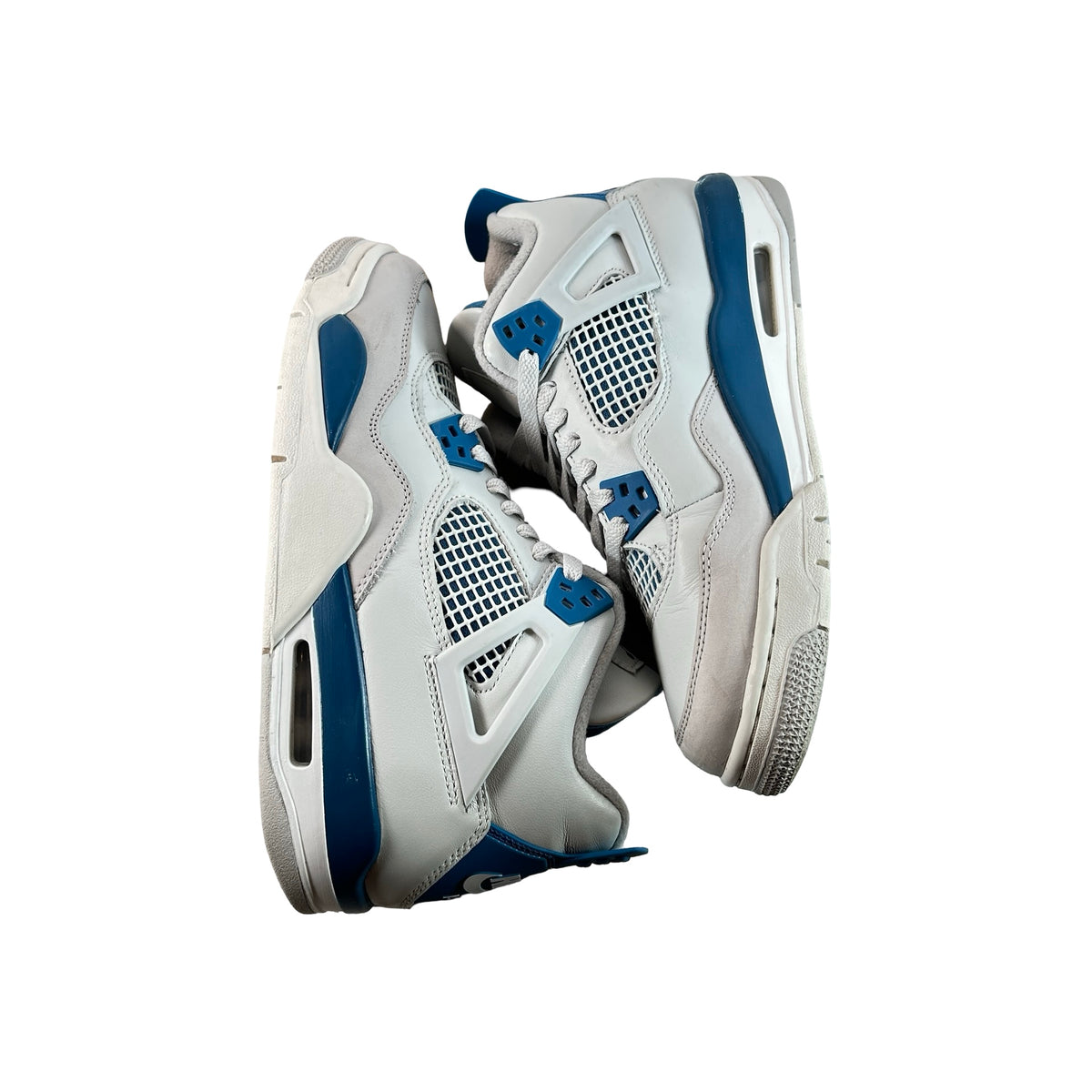 HF4281 141 Jordan 4 Retro Military Blue (2024) (GS) [USED] - 7 Y (Used10)