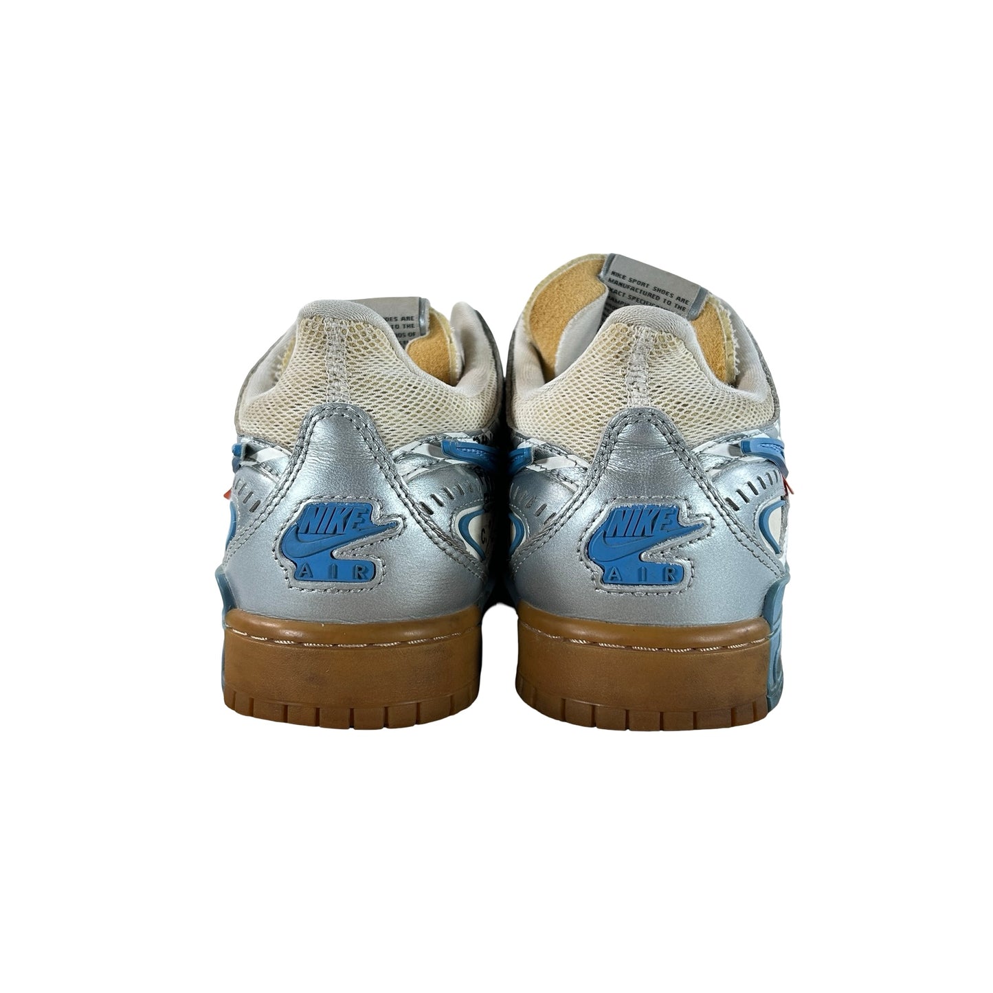 CU6015 100 Nike Air Rubber Dunk Off-White UNC [USED] - 8 M (Used)
