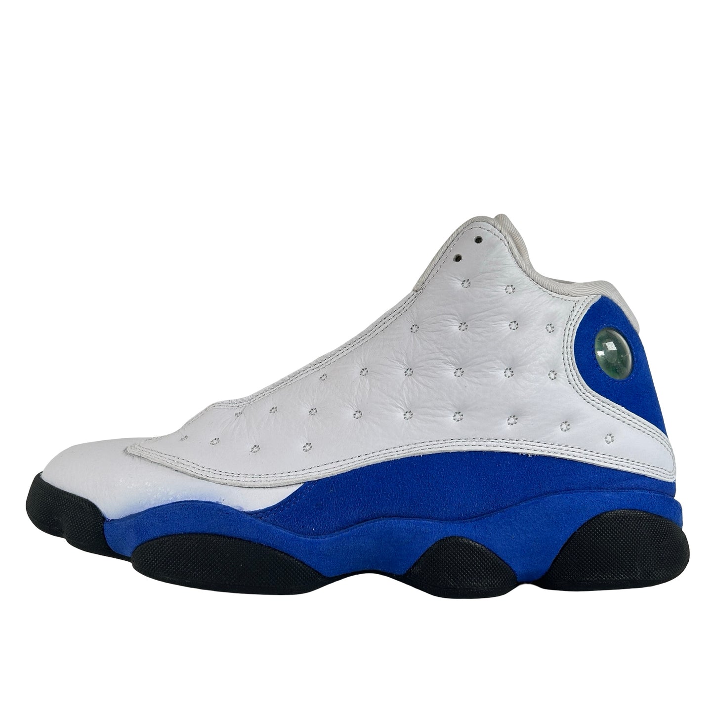 414571 117 Jordan 13 Retro White Hyper Royal Black [USED] - 10.5 M (Used)
