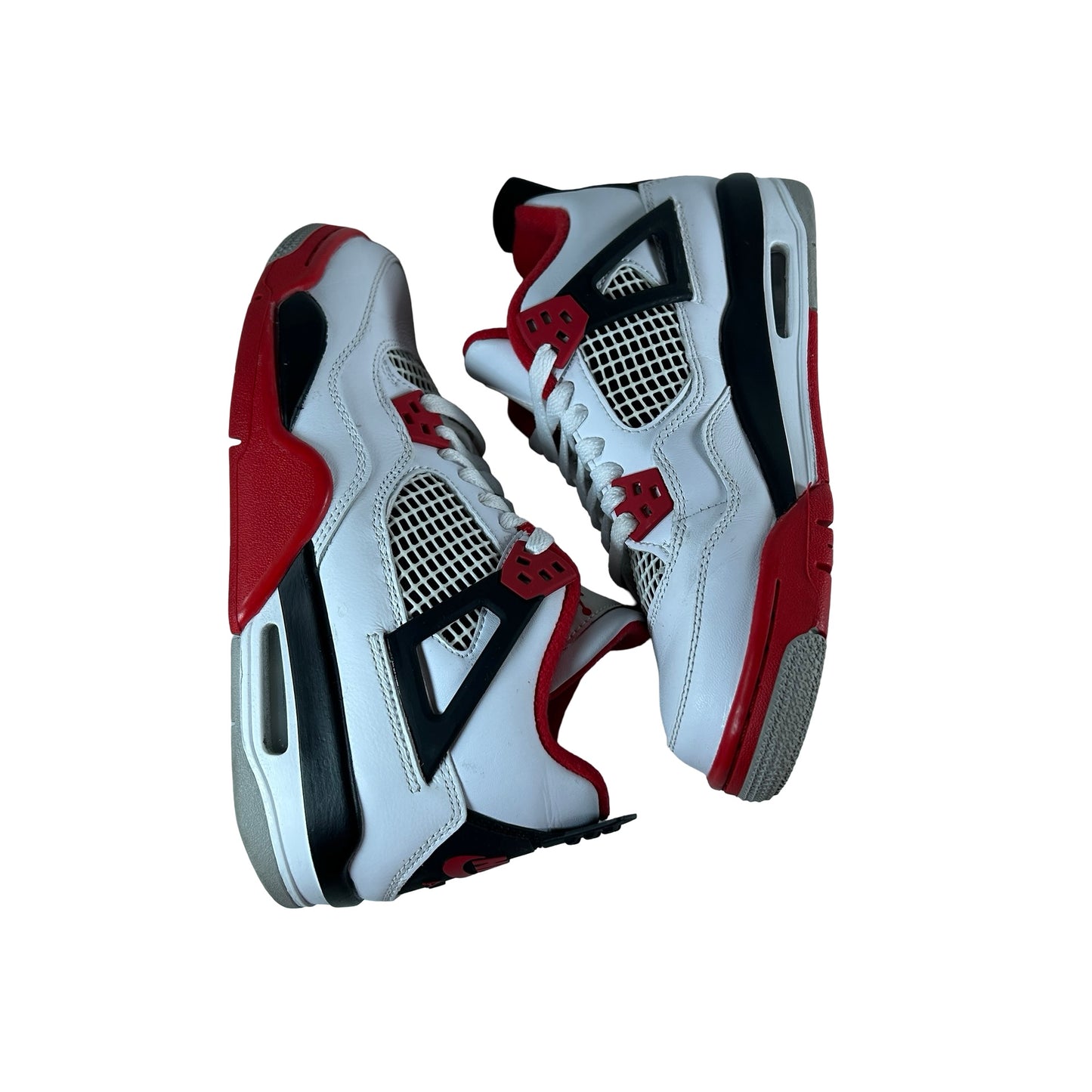 408452 160 Jordan 4 Retro Fire Red (2020) (GS) [USED] - 5.5 Y (Used2) (No Box2)