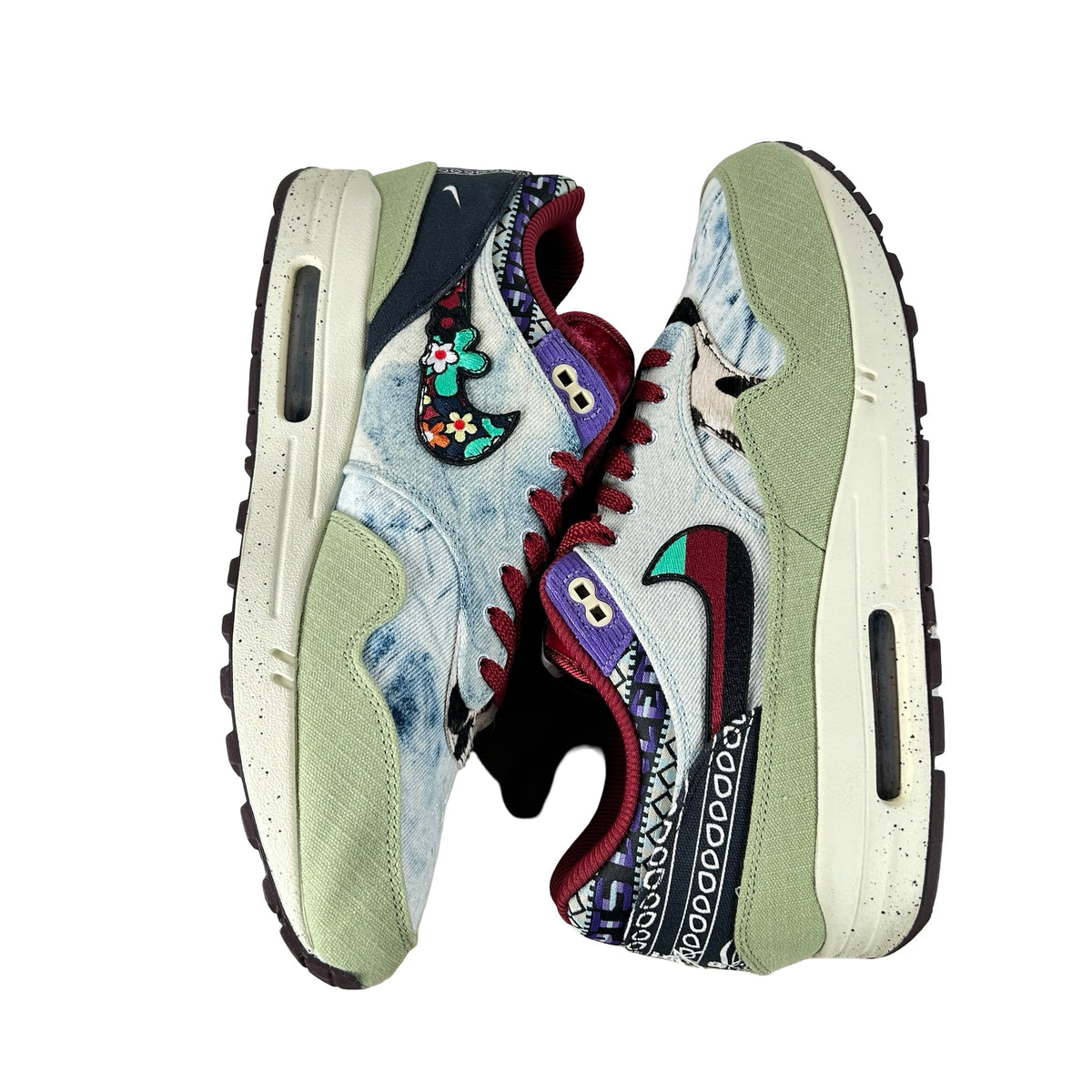 DN1803 300 Nike Air Max 1 Concepts Denim Olive Canvas [USED] - 13 M (Used)