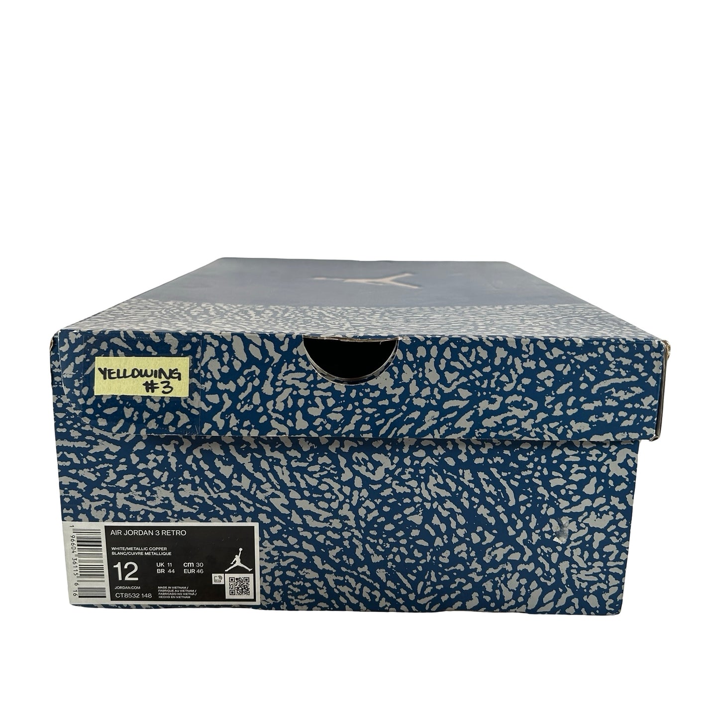 CT8532 148 Jordan 3 Retro Wizards [CONDITIONAL] - 12 M (Yellowing3)