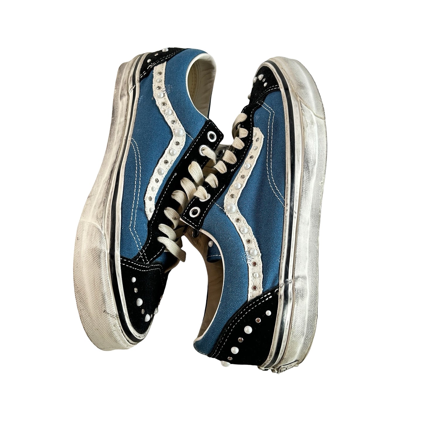 VN000E8VYA6 Vans LX Old Skool 36 Pearlized Pack Black Navy [USED] - 11 M (Used3)