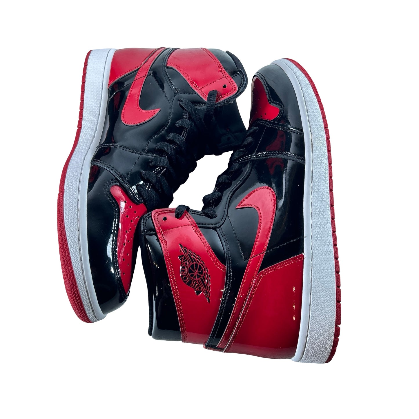 555088 063 Jordan 1 Retro High OG Patent Bred [USED] - 13 M (Used7)
