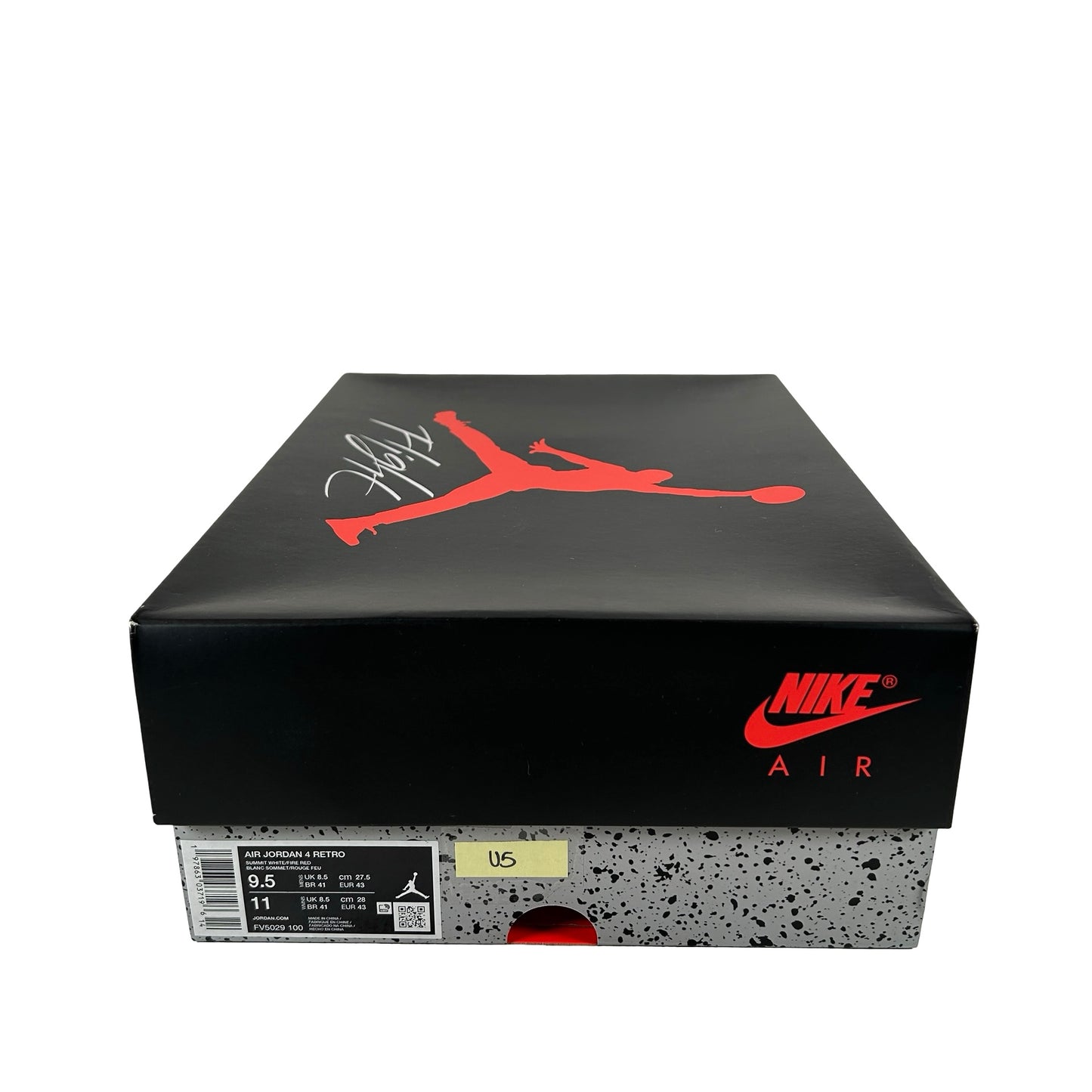 FV5029 100 Jordan 4 Retro White Cement (2025) [USED] - 9.5 M (Used5)