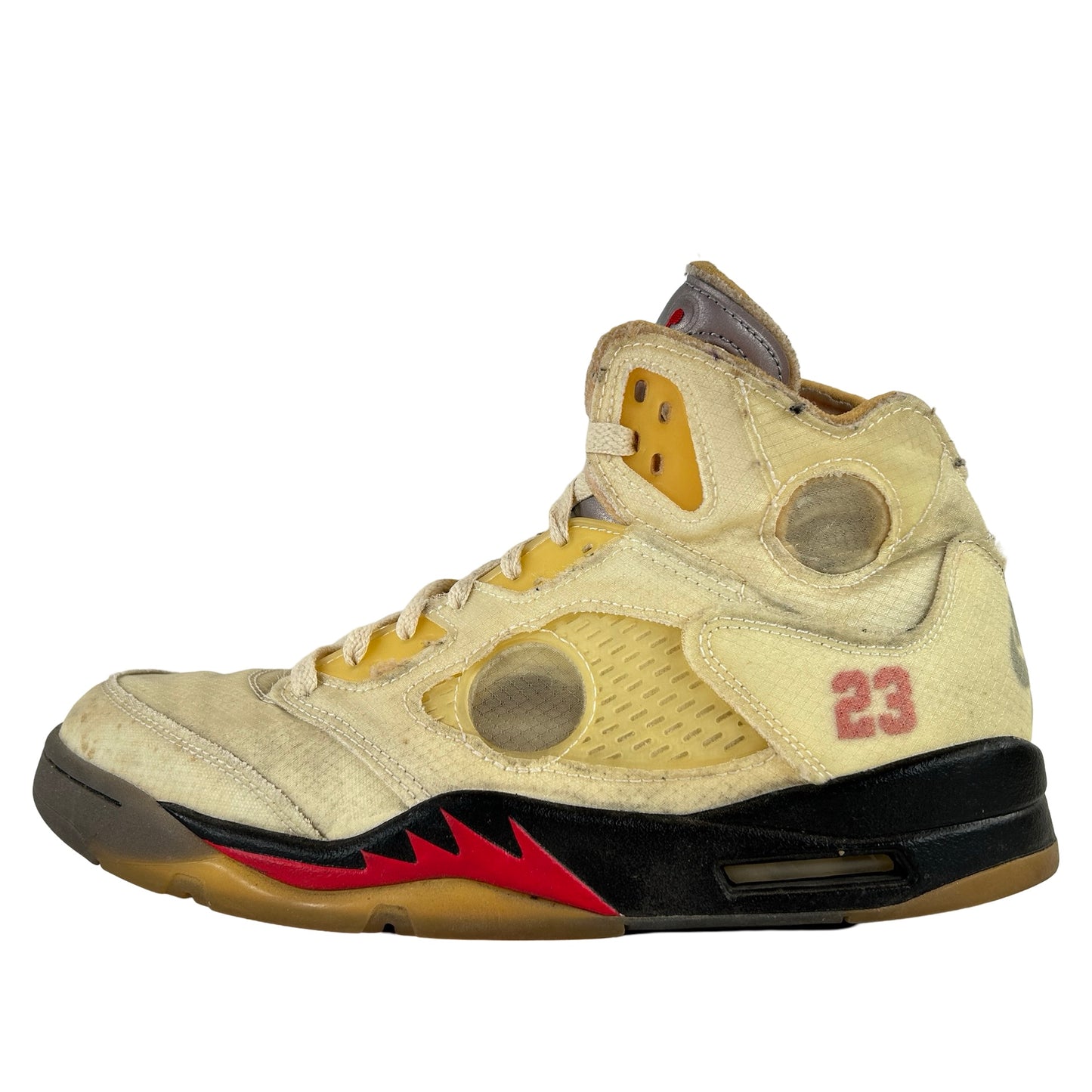 DH8565 100 Jordan 5 Retro Off-White Sail [USED] - 10.5 M (Used6)