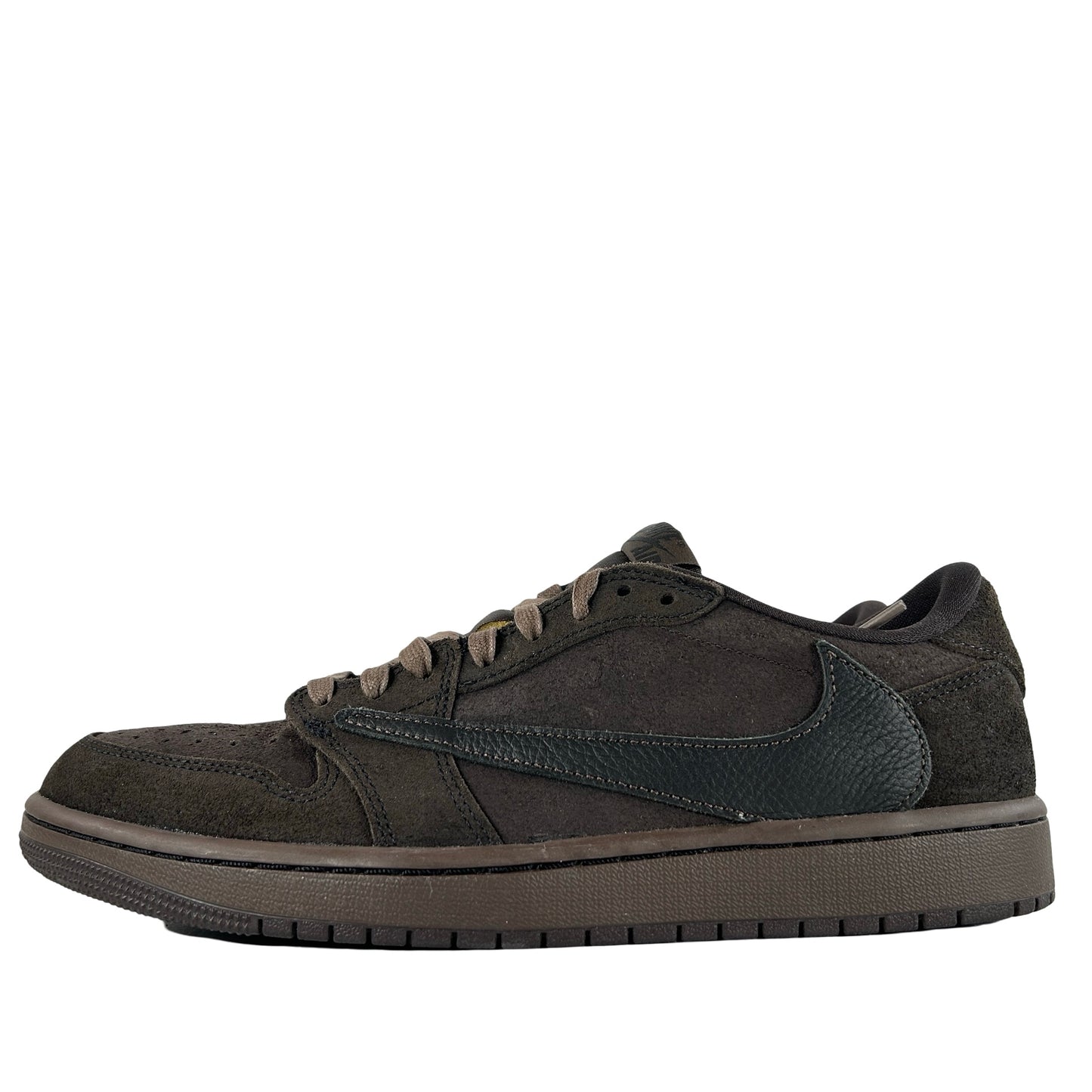 DM7866 202 Jordan 1 Retro Low OG SP Travis Scott Velvet Brown [USED] - 9.5 (Used)