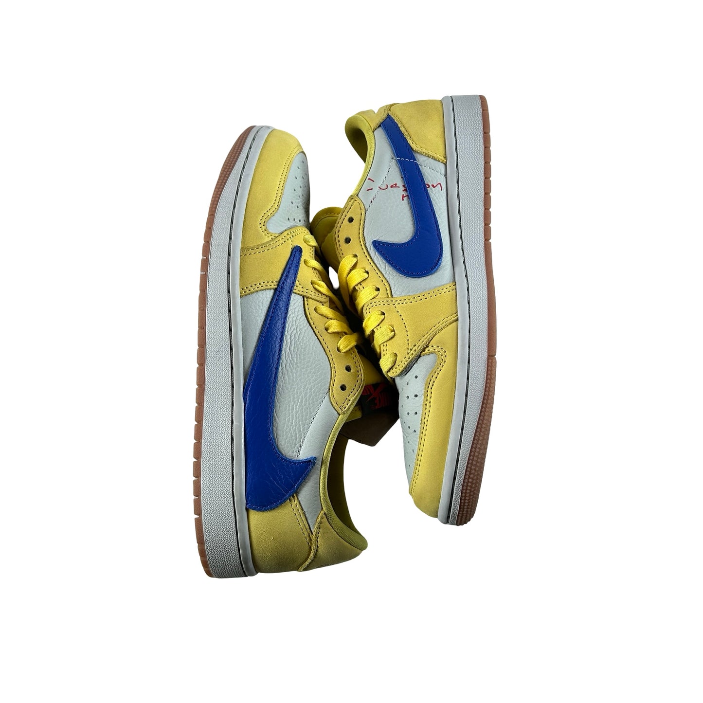DZ4137 700 Jordan 1 Retro Low OG SP Travis Scott Canary (Women's) [USED] - 9 W (Used5)