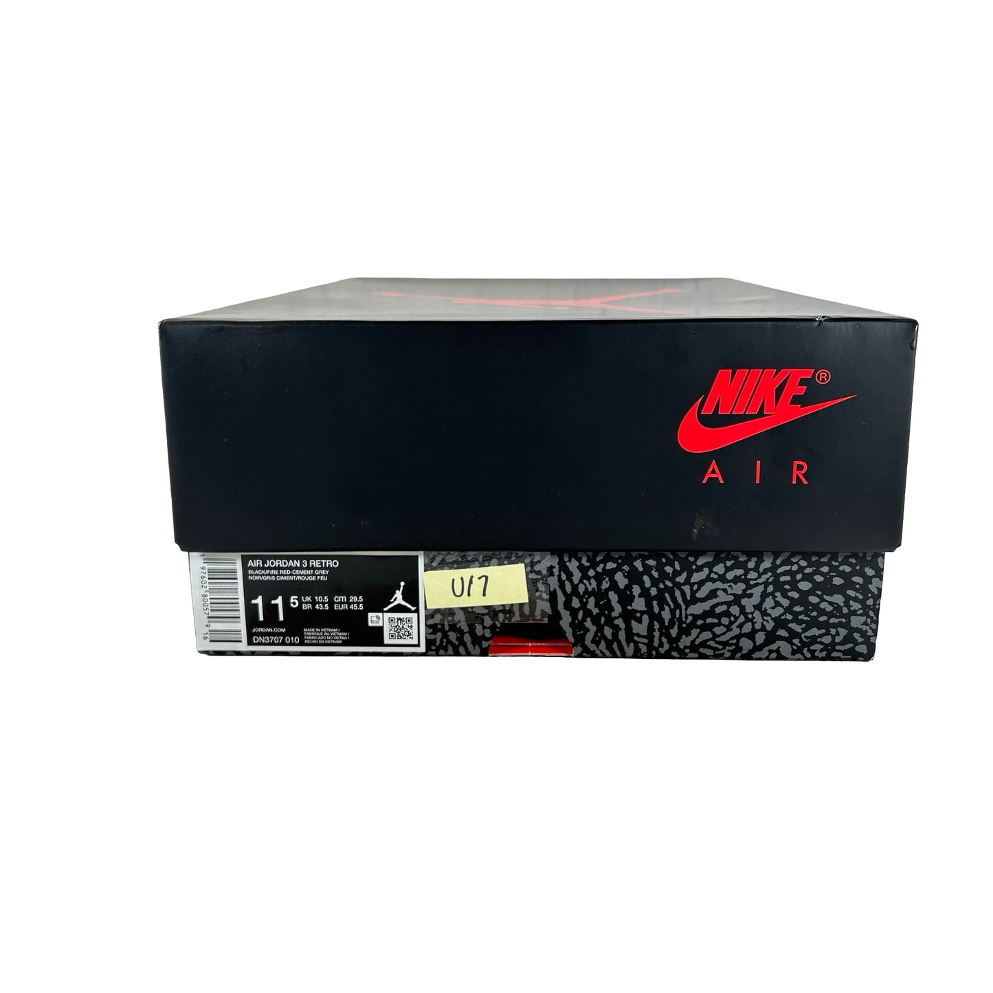 DN3707 010 Jordan 3 Retro Black Cement Reimagined (2024) [USED] - 11.5 M (Used17)