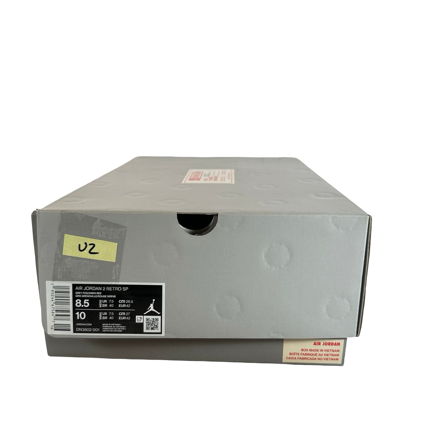 DN3802 001 Jordan 2 Retro SP Union Grey Fog [USED] - 8.5 M (Used2)