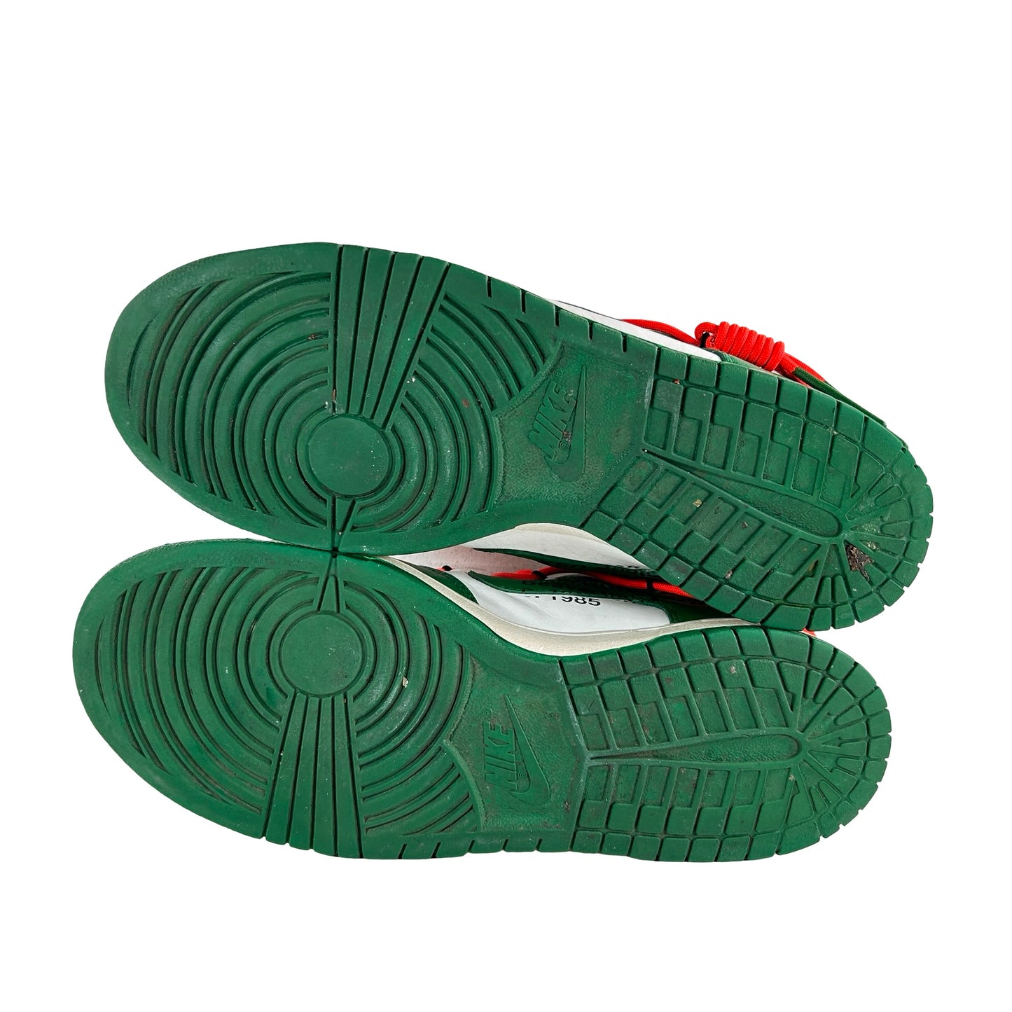 CT0856 100 Nike Dunk Low Off-White Green [USED] - 11 M (Used) (No Box)