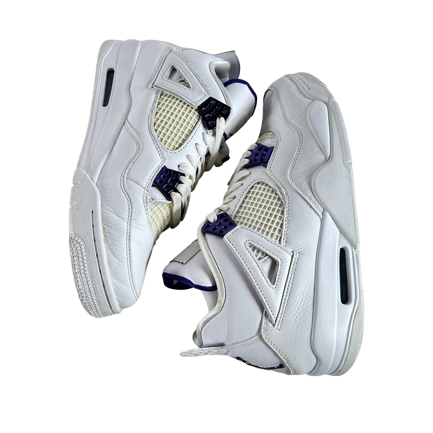 CT8527 115 Jordan 4 Retro Metallic Purple [USED] - 9.5 M (Used)