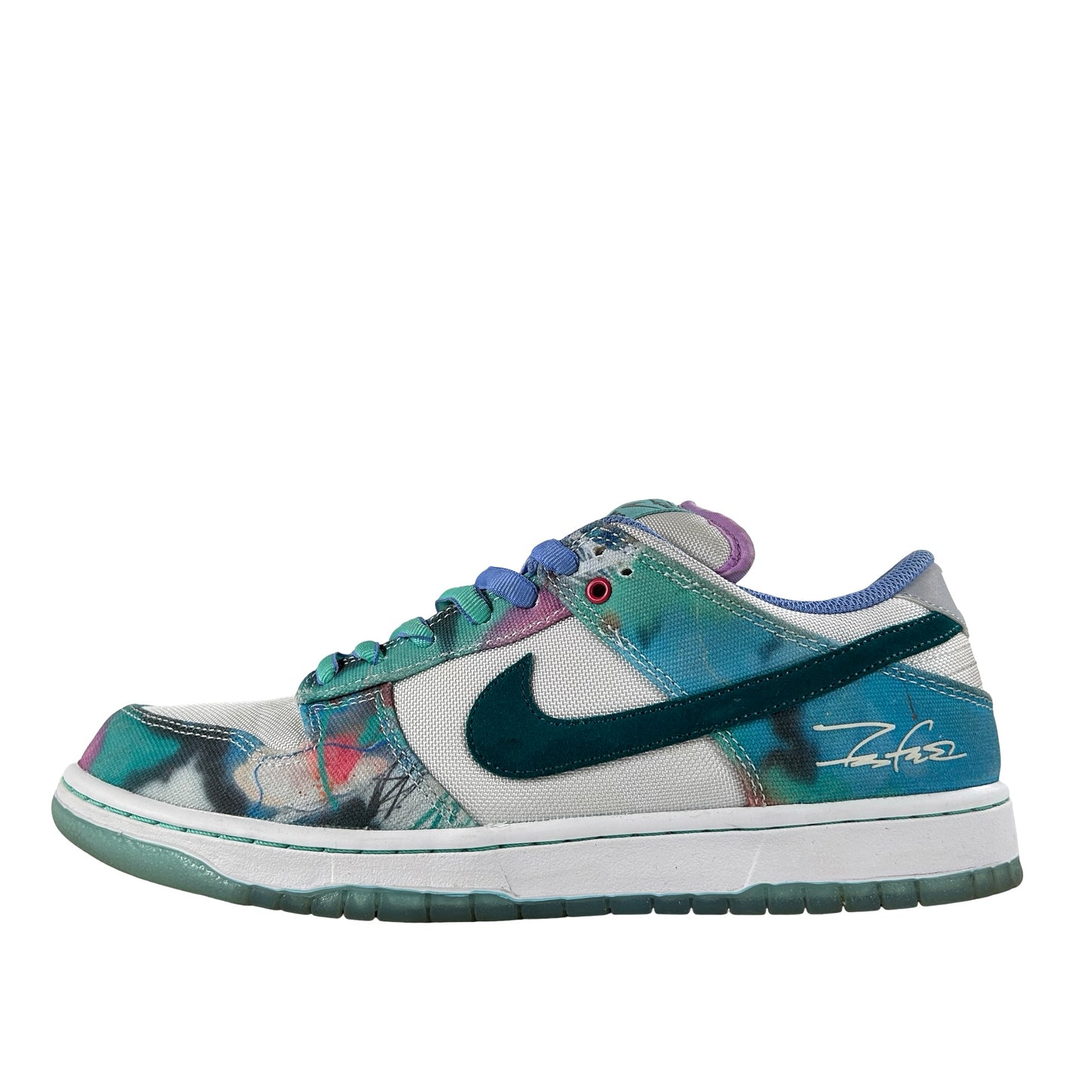 HF6061 400 Nike SB Dunk Low Futura Laboratories Bleached Aqua [USED] - 10 M (Used)
