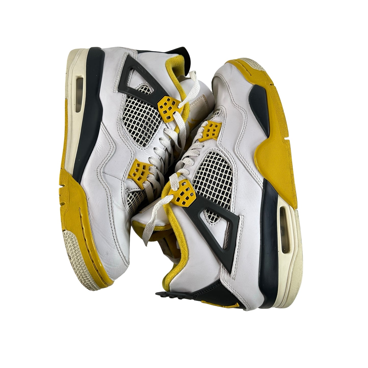 AQ9129 101 Jordan 4 Retro Vivid Sulfur (Women's) [USED] - 10.5 W (Used2)