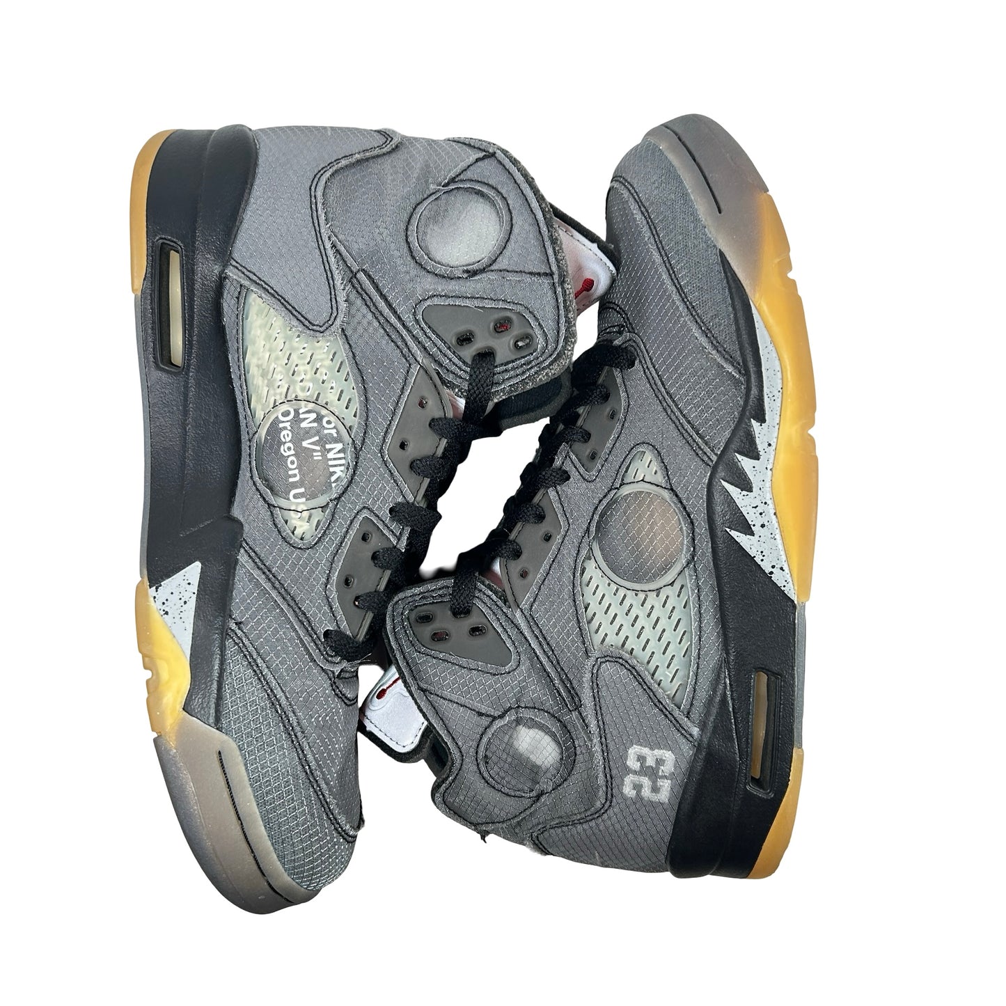 CT8480 001 Jordan 5 Off-White Black [USED] - 9.5 M (Used4)