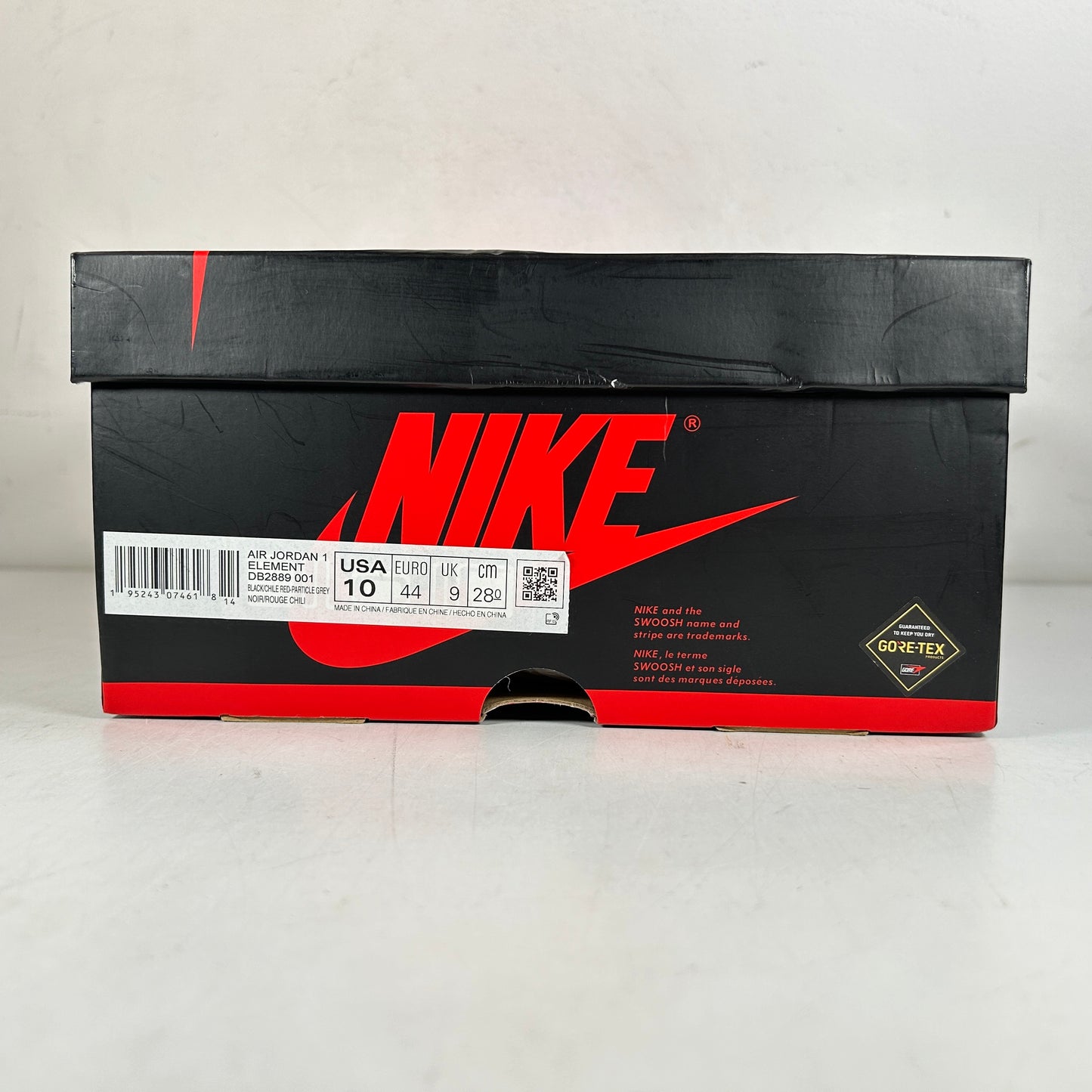 DB2889 001 Jordan 1 Retro High Element Gore-Tex Black Particle Grey [USED] - 10 M (Used)