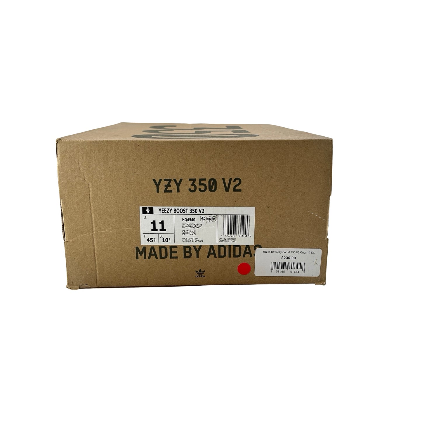 HQ4540 Adidas Yeezy Boost 350 V2 Onyx [USED] - 11 M (Used)