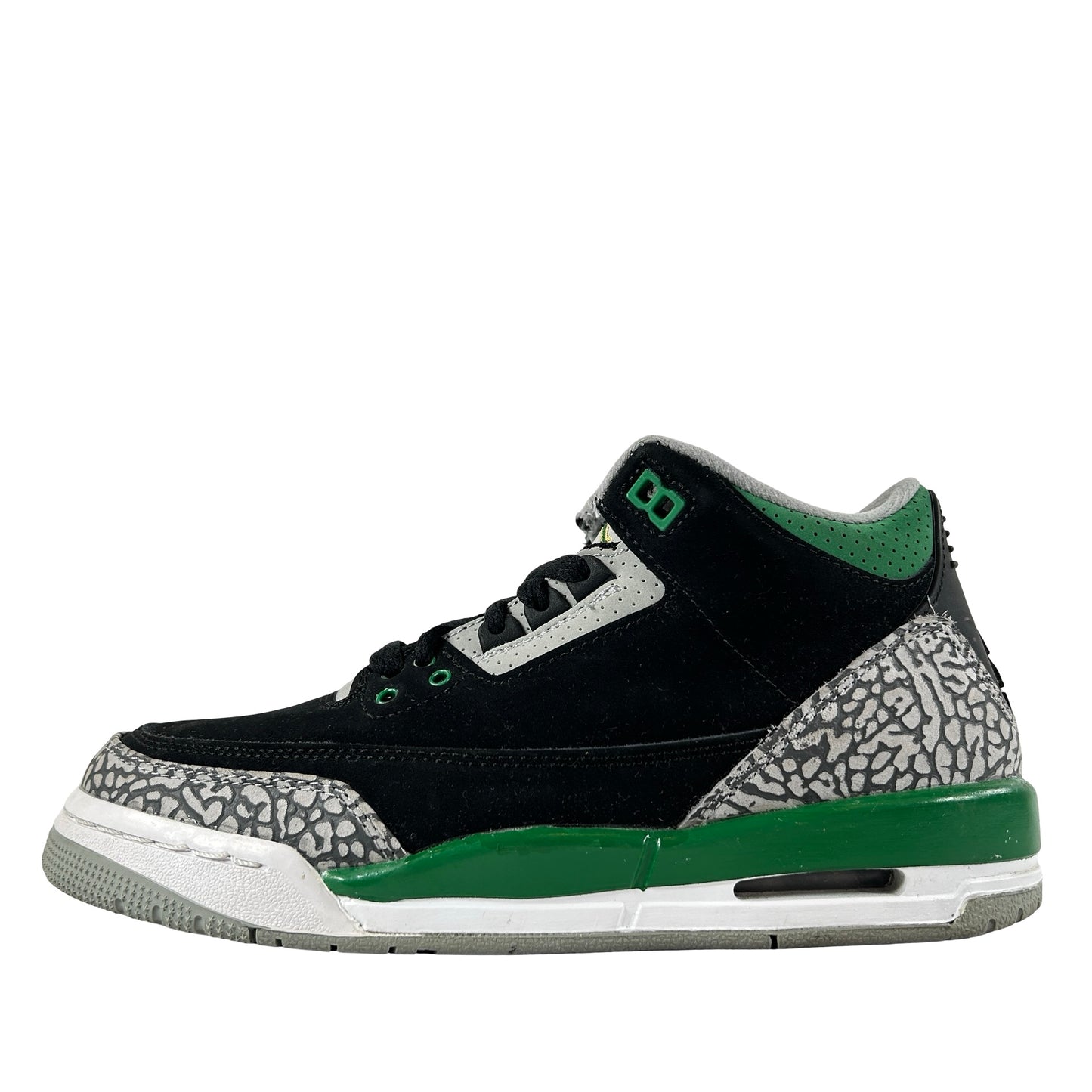 398614 030 Jordan 3 Retro Pine Green (GS) [USED] - 6 Y (Used)