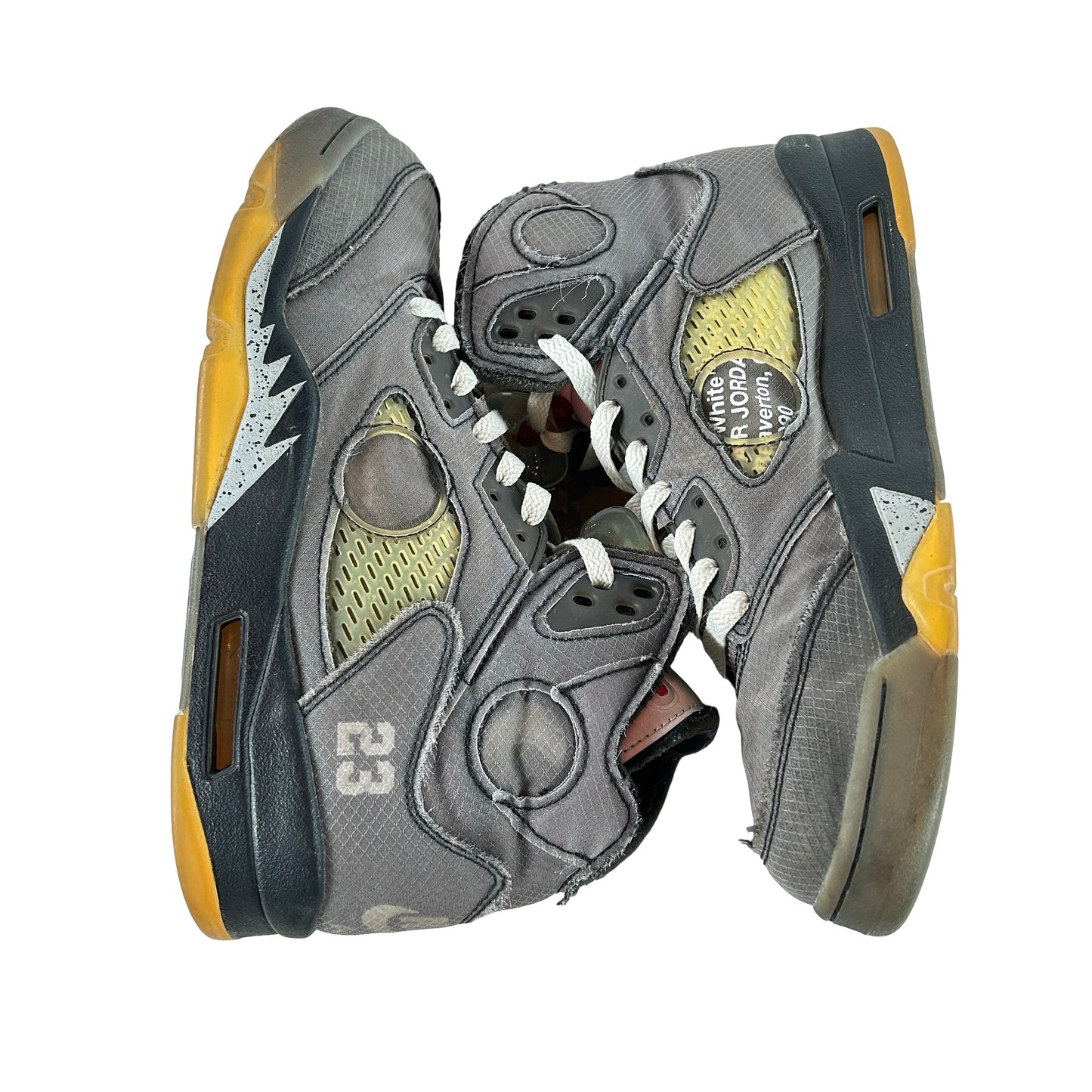 CT8480 001 Jordan 5 Off-White Black [USED] - 10 M (Used6)