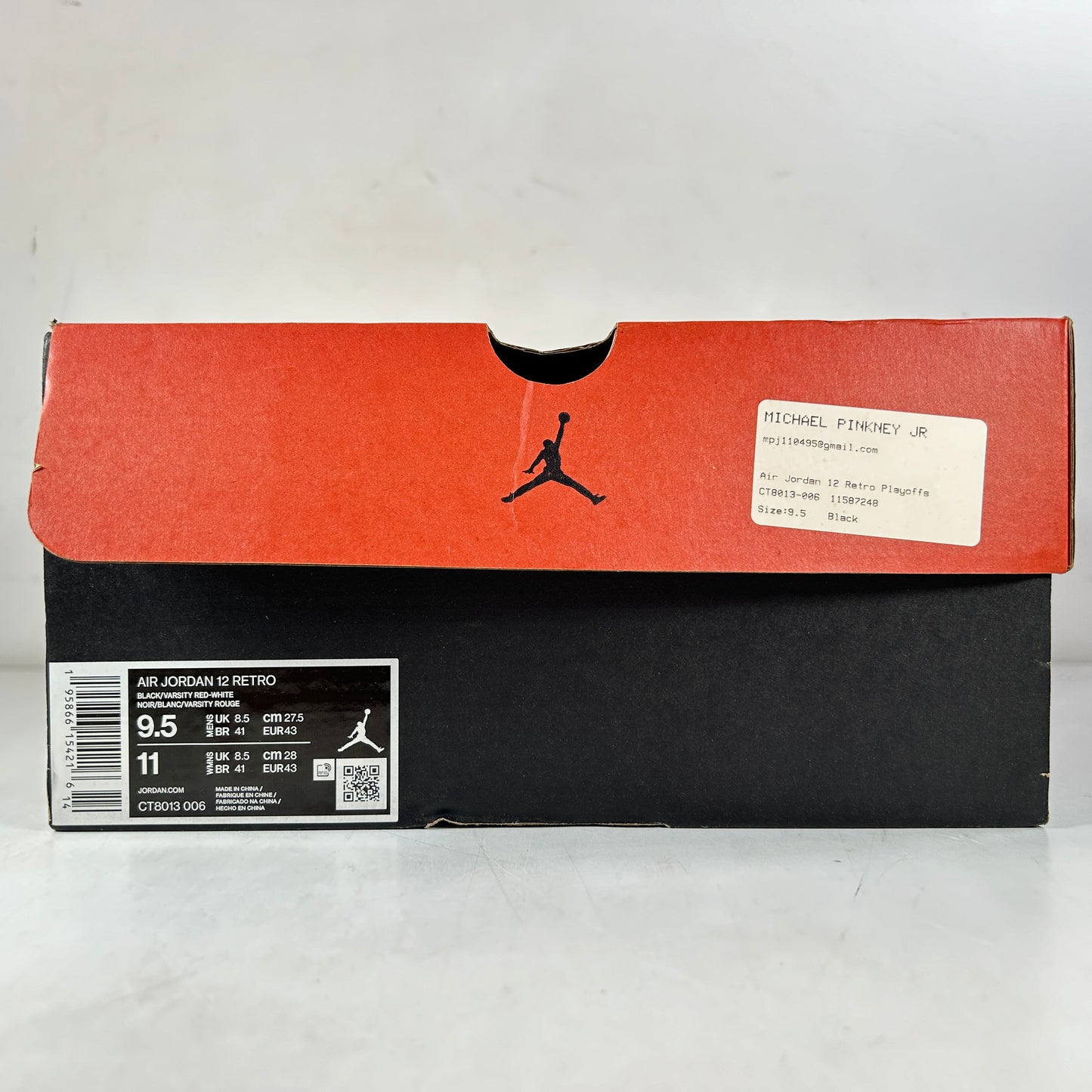 CT8013 006 Jordan 12 Retro Playoffs (2022) [USED] - 9.5 M (Used)