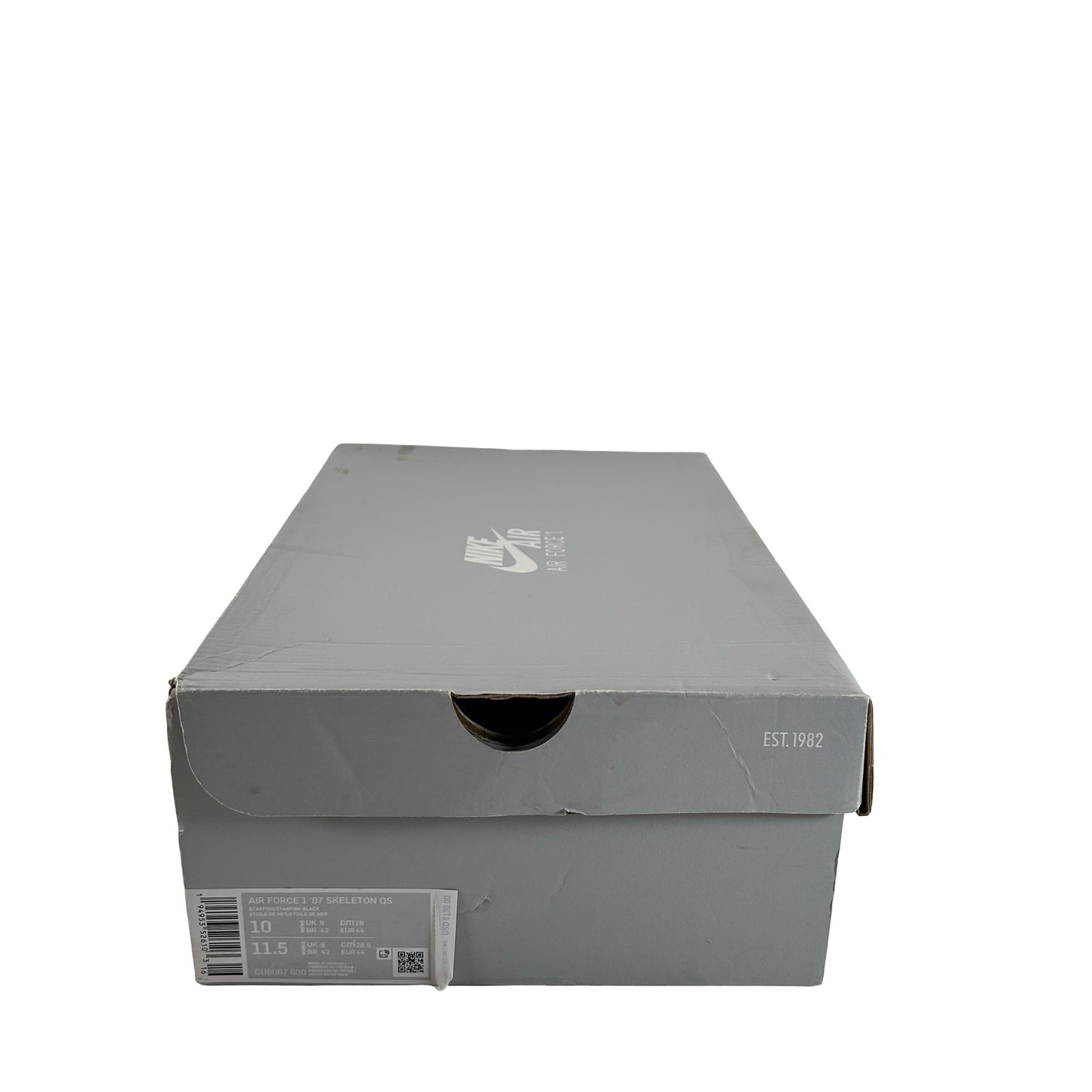 CU8067 800 Nike Air Force 1 Low Orange Skeleton Halloween [USED] - 10 M (Used)