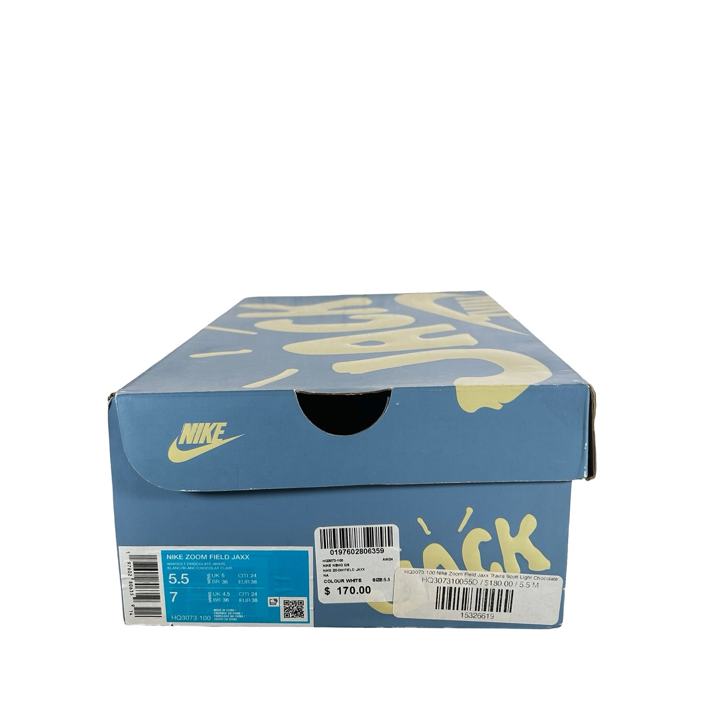 HQ3073 100 Nike Zoom Field Jaxx Travis Scott Light Chocolate [USED] - 5.5 M (Used)