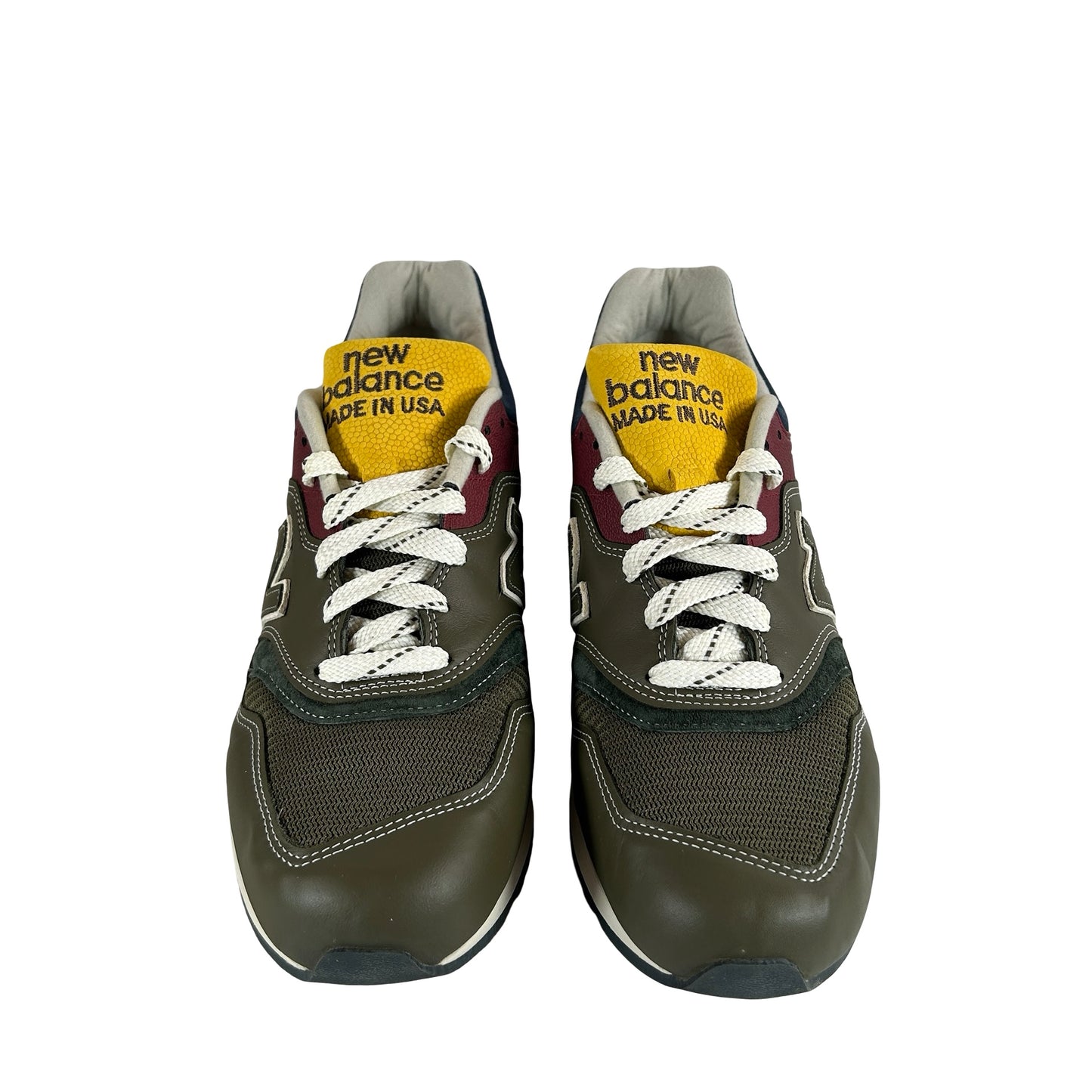 U997AIM New Balance 997 MiUSA Aimé Leon Dore Dark Moss Angora [USED] - 12 M (Used)