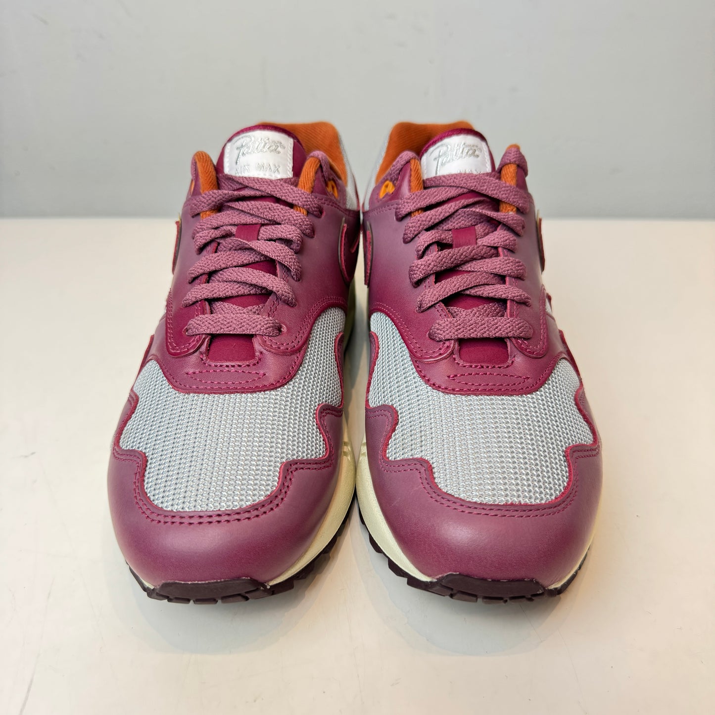 DO9549 001 Nike Air Max 1 Patta Waves Rush Maroon  [USED] - 8 M (VNDS)