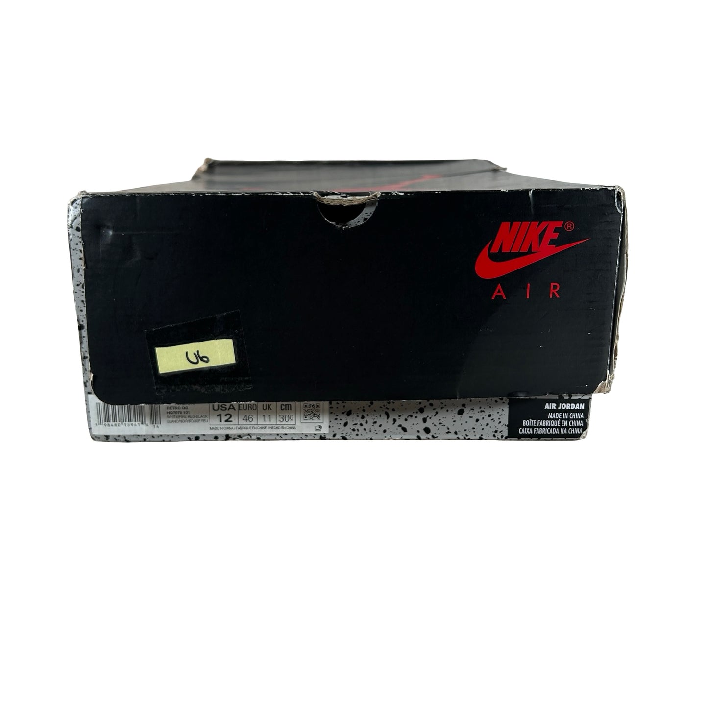 HQ7978 101 Jordan 5 Retro Fire Red Black Tongue (2025) [USED] - 12 M (Used6)